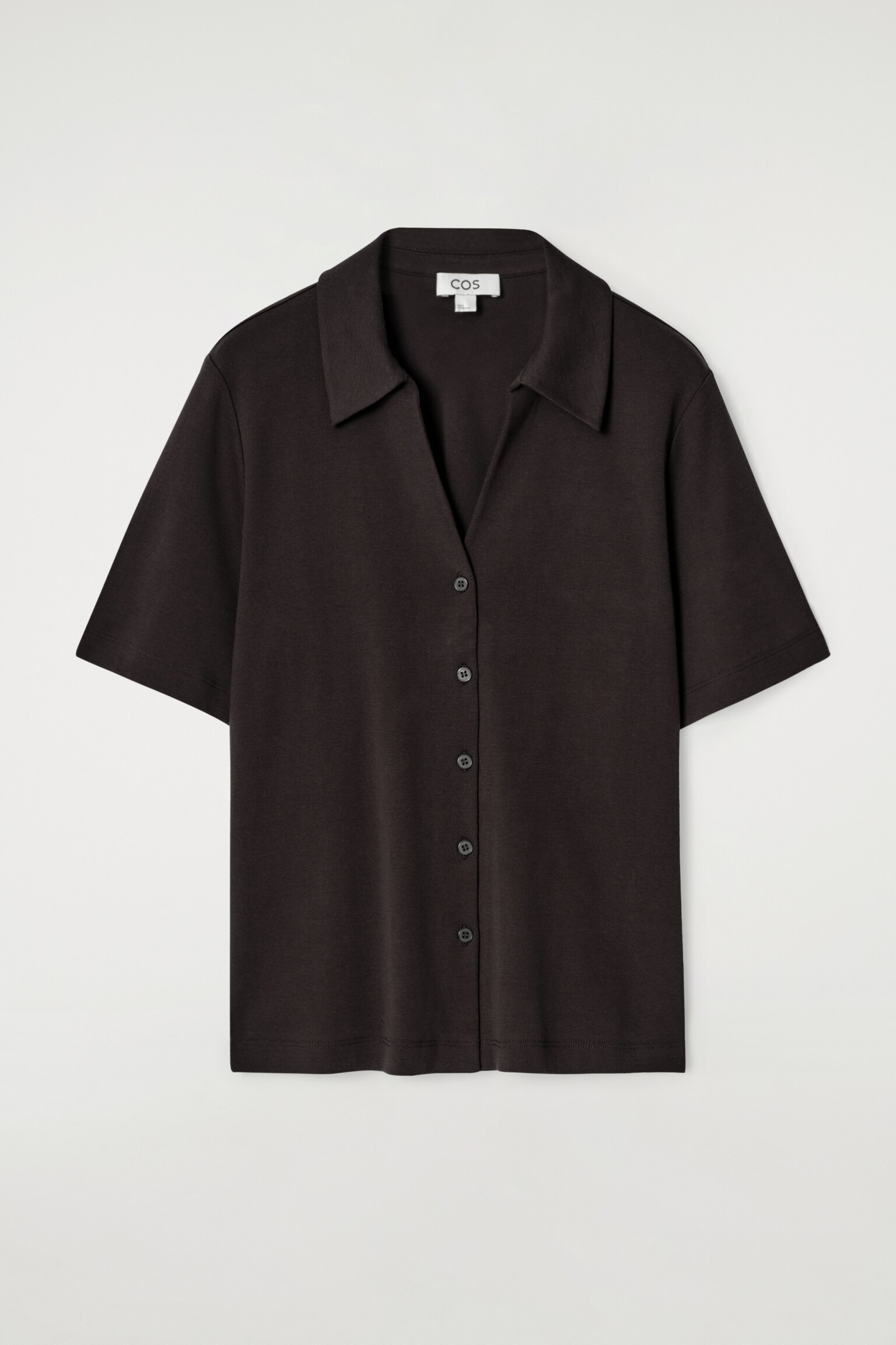 CHEMISE RESORT EN JERSEY - BRUN FONCÉ/BLANC / RAYURES - 2