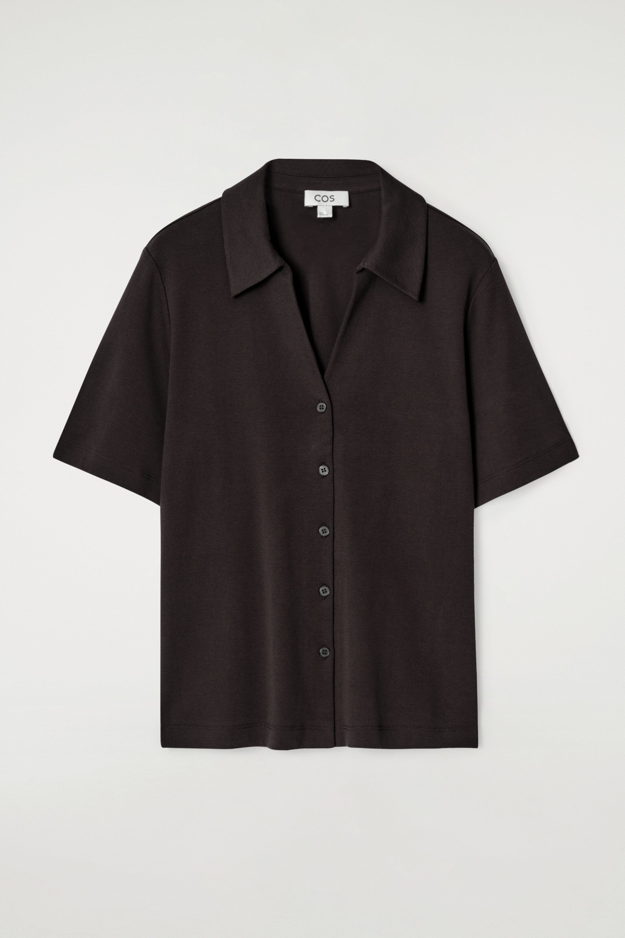 Agrandir l'image: CHEMISE RESORT EN JERSEY - BRUN FONCÉ - FEMME | H&M FR 5