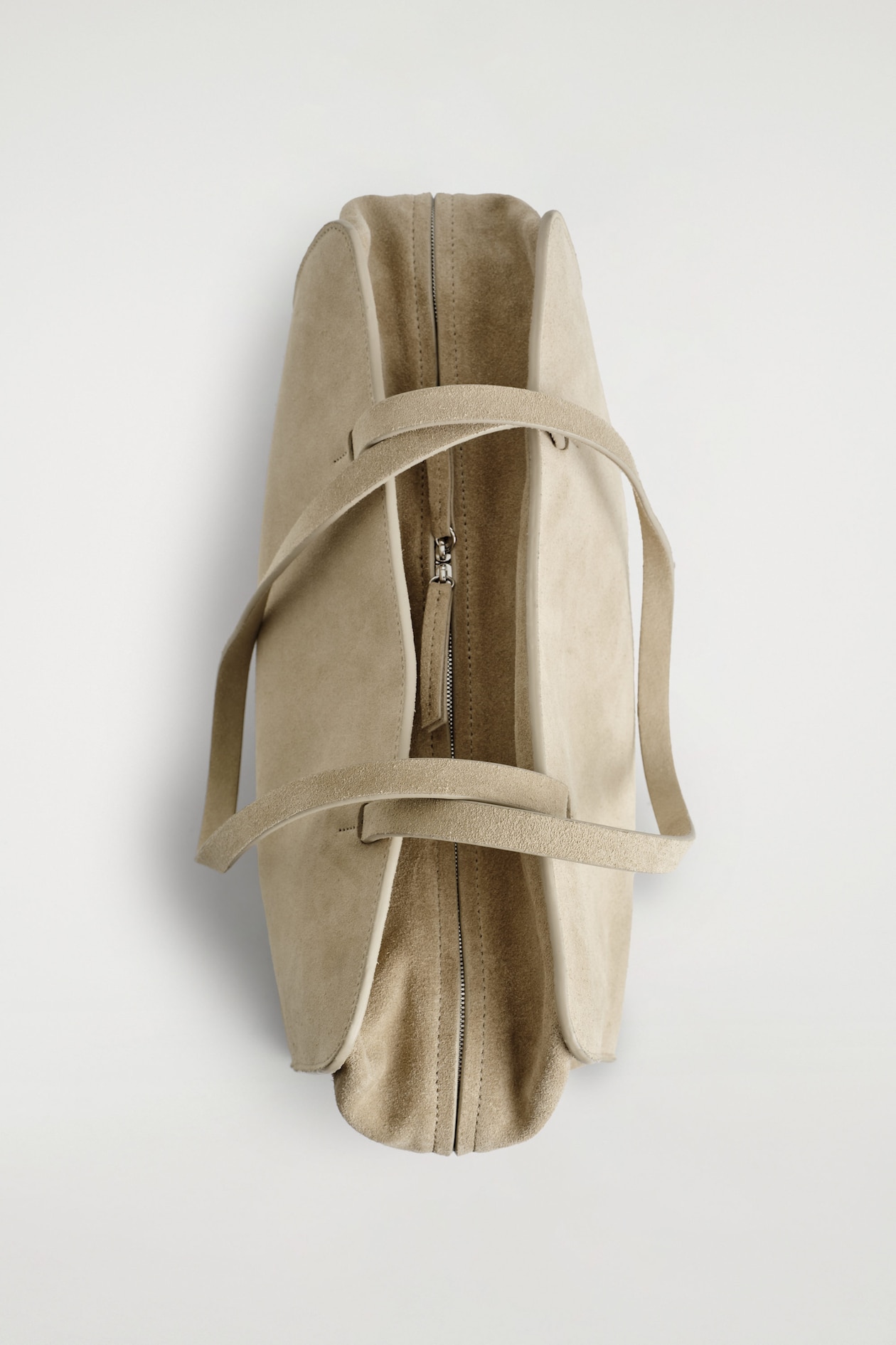 MARAIS BOWLING BAG - SUEDE — CAPPUCCINO
