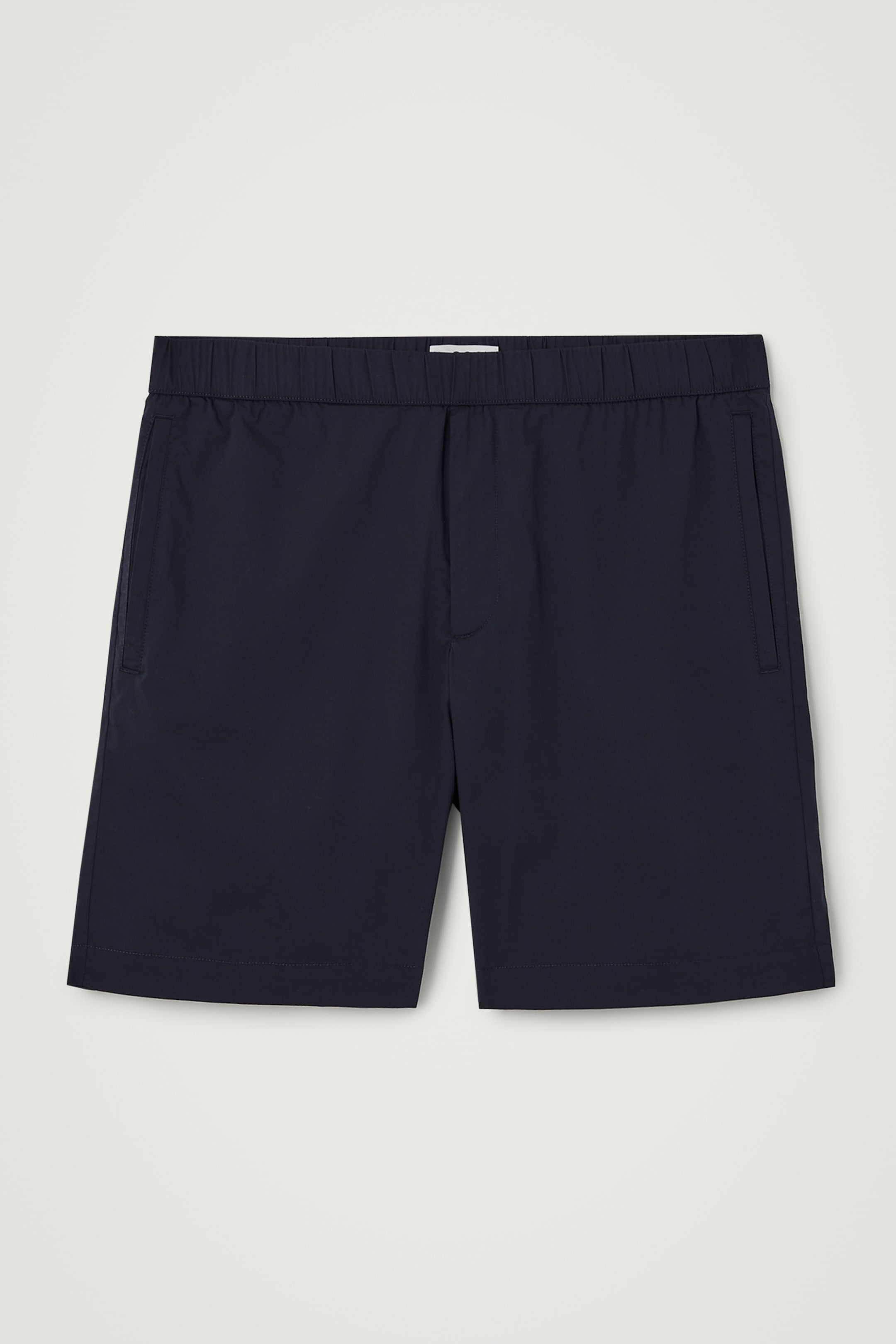 Grösseres Bild ansehen: SHORTS AUS BAUMWOLL-MIX MIT ELASTISCHEM BUND - NAVYBLAU - HERREN | H&M CH 1
