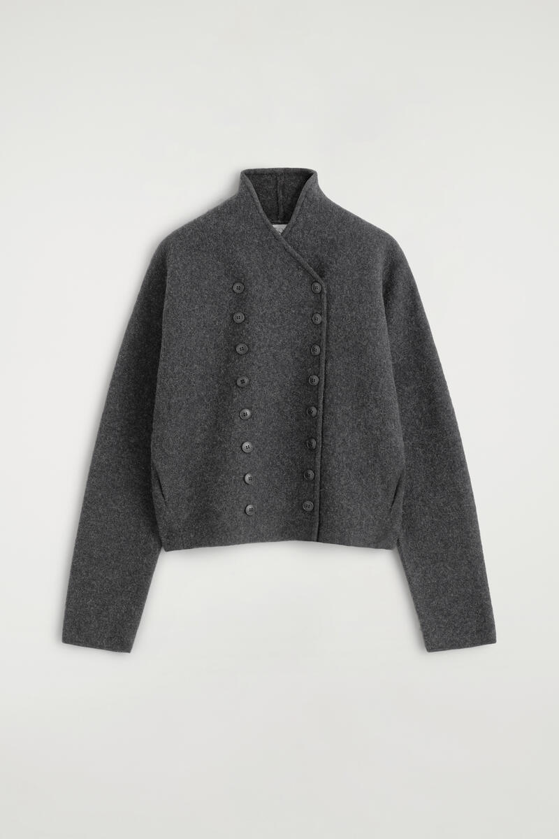Boiled-Wool Uniform Jacket