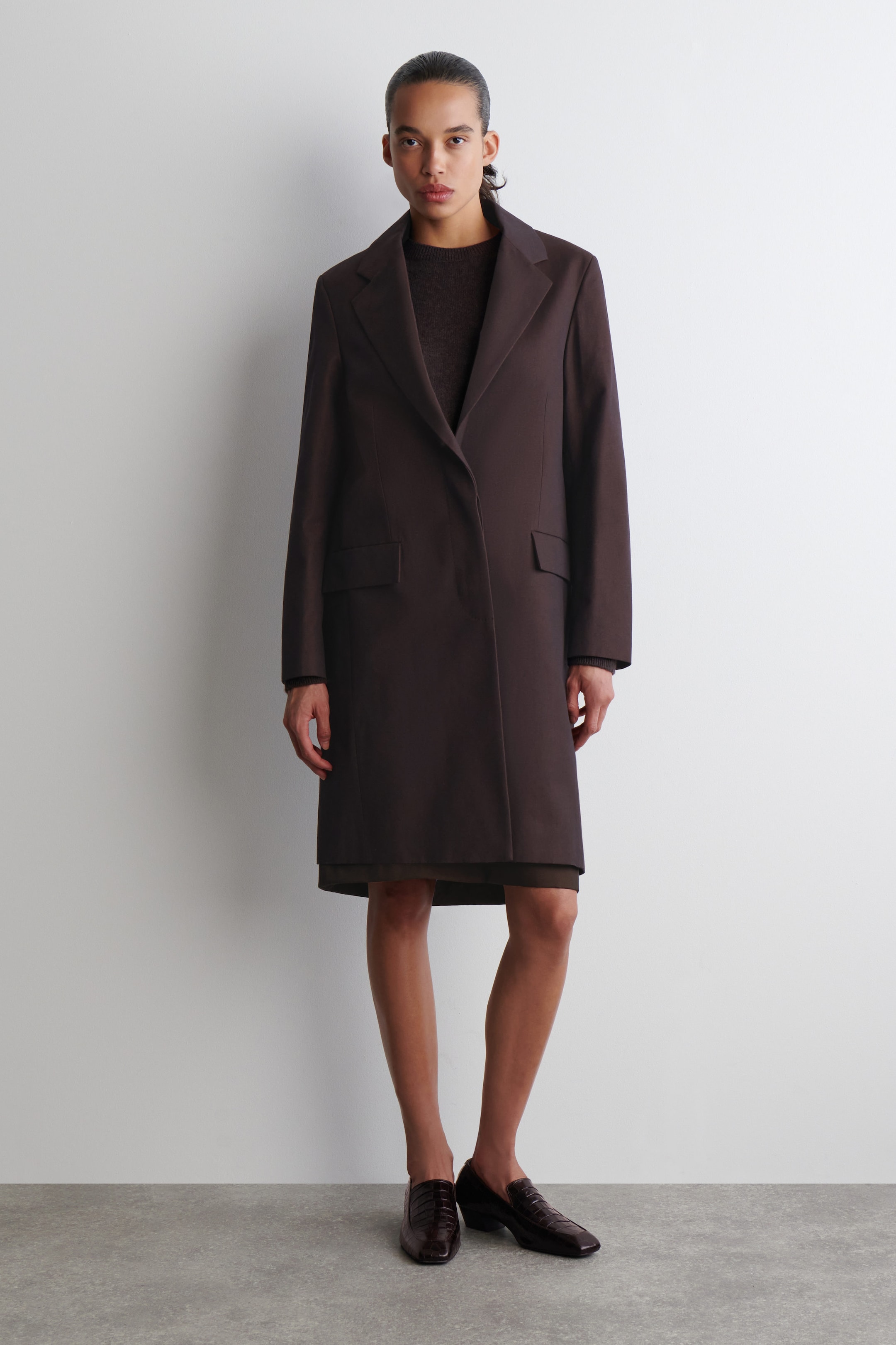 TAILORED COTTON COAT