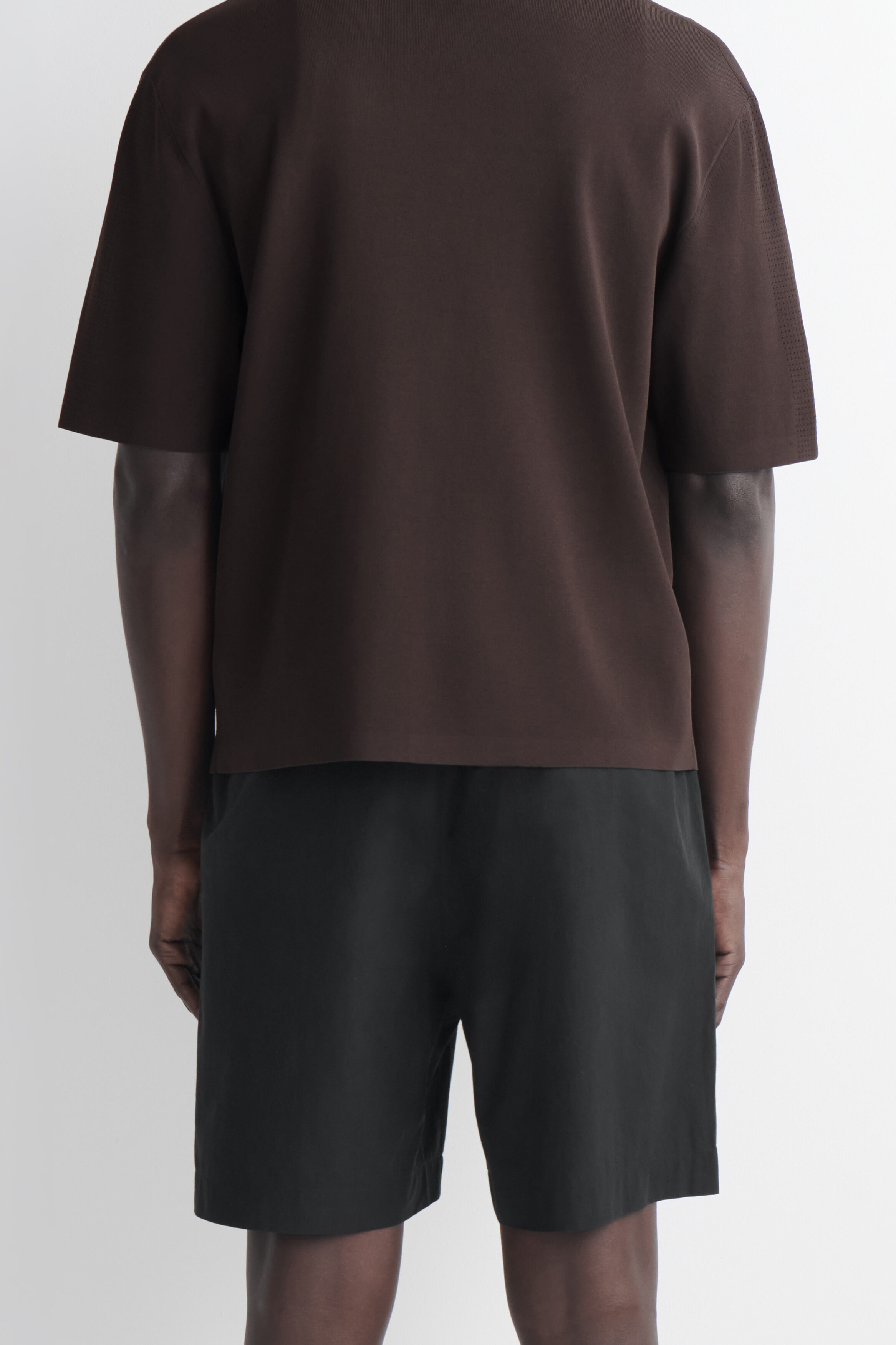 ELASTICATED COTTON SHORTS - BLACK | COS US