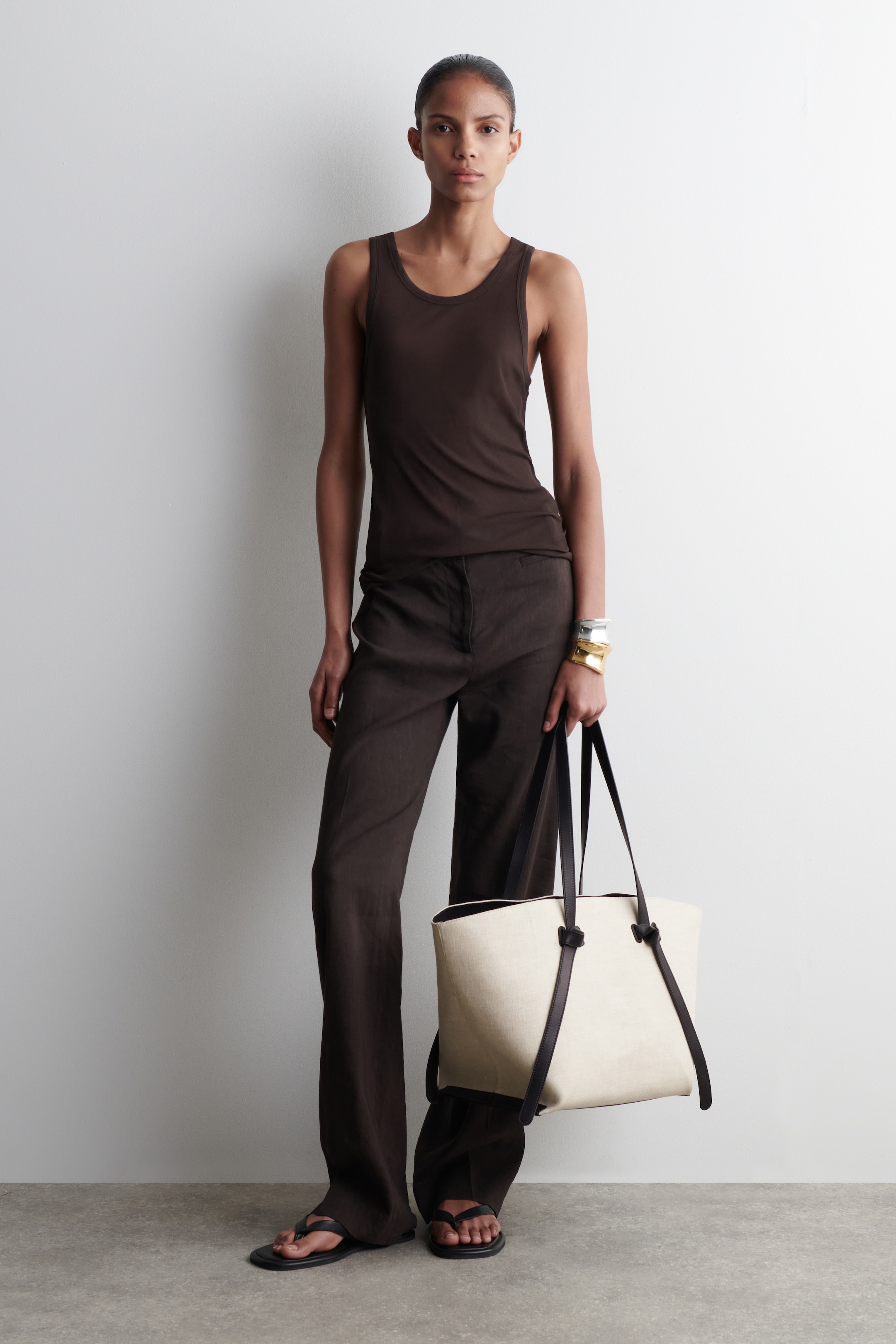Grösseres Bild ansehen: PINCH TOTE BAG - LEINEN - BEIGE - DAMEN | H&M CH 2
