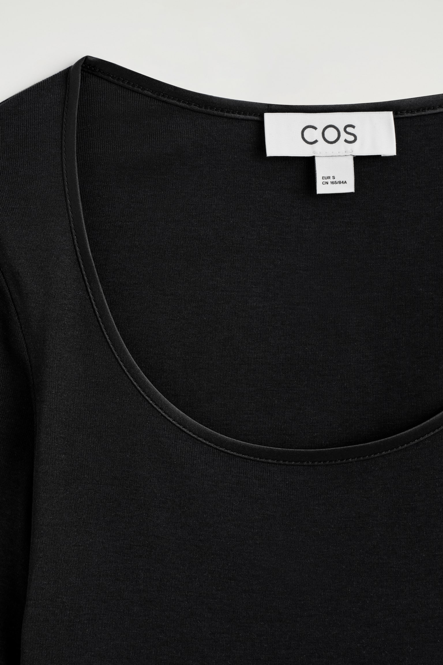 SATIN-TRIMMED COTTON-JERSEY LONG-SLEEVED TOP - 5