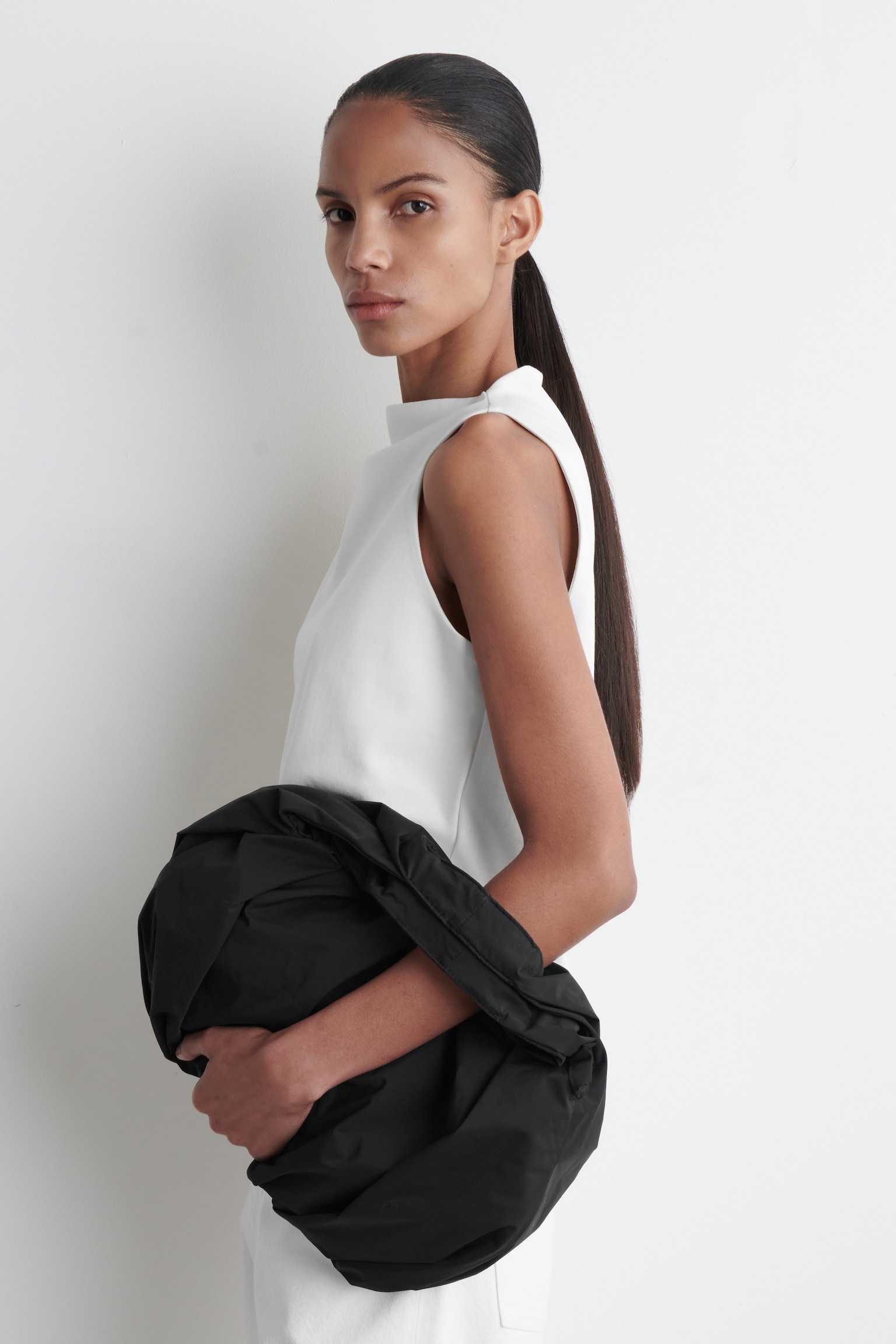 BOLSO TOTE CLOUD MINI - NEGRO