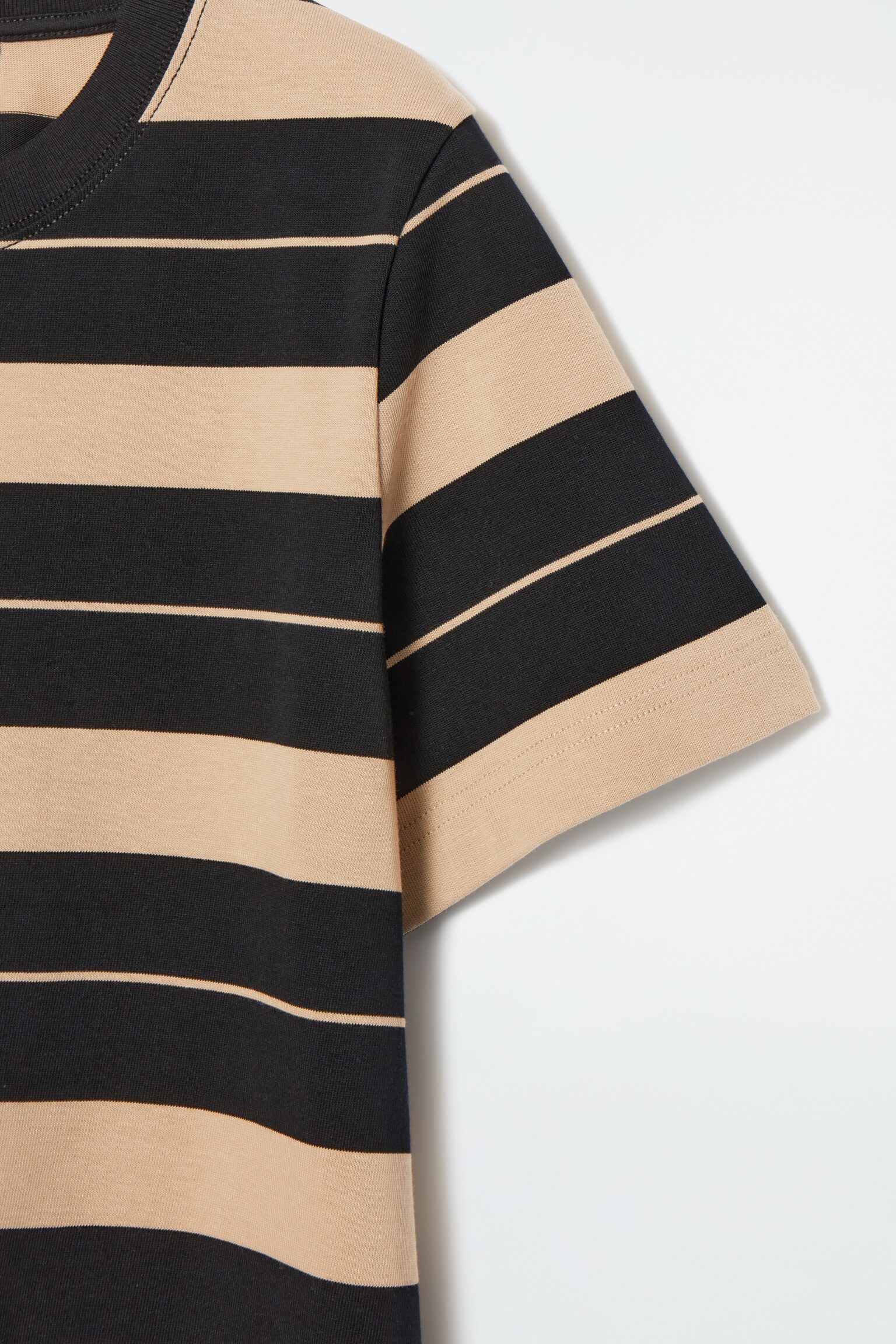 CLEAN CUT REGULAR T-SHIRT - BEIGE / STRIPED/WHITE/DARK BROWN/black/GREY MARL/KHAKI/WHITE / BLACK/NAVY/BLACK / GREEN / STRIPED/PINK / NAVY/WHITE / BURGUNDY / STRIPED/NAVY / STRIPED/DARK RED/ORANGE / WHITE / STRIPED/LIGHT BEIGE/BLUE / STRIPED/NAVY / WHITE / STRIPED/PINK/BRIGHT BLUE/COBALT BLUE/GREEN / ECRU/WHITE / BLACK / STRIPED/BLACK / STRIPED/CHARCOAL MÉLANGE/MAROON/BURGUNDY/RED/LIGHT PINK/OLIVE GREEN/NAVY / ORANGE/KHAKI/OFF-WHITE / BURGUNDY/off-white / black/WHITE / ORANGE / STRIPED/STEEL BLUE - 2