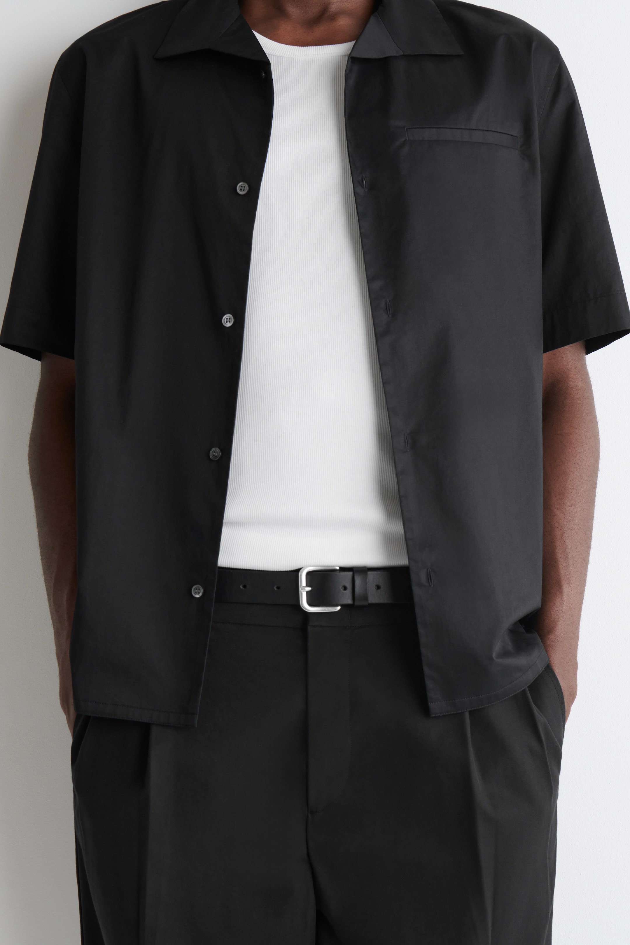 Agrandir l'image: CEINTURE EN CUIR - NOIR - HOMME | H&M CH 1