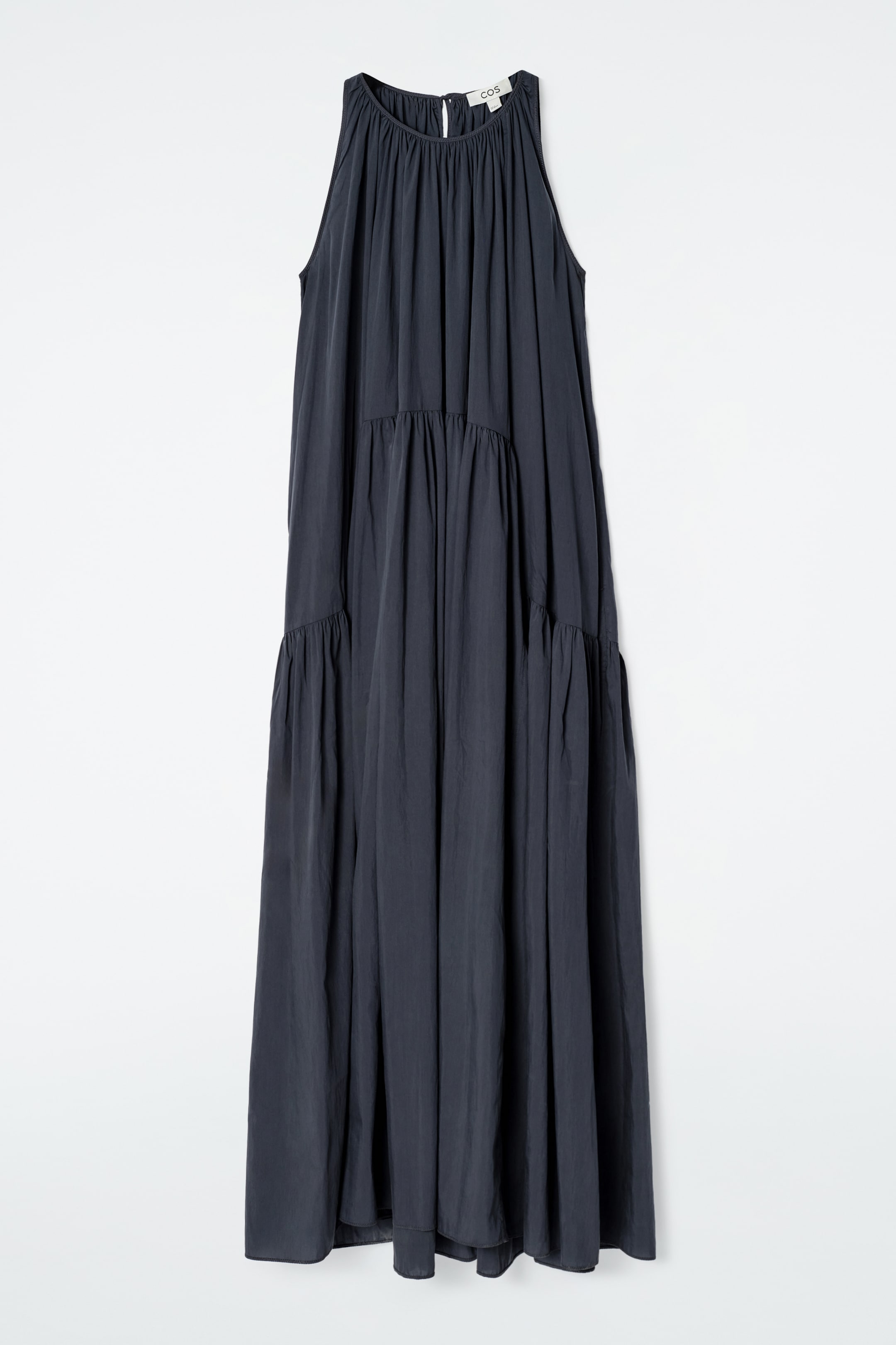 Agrandir l'image: ROBE LONGUE À ENCOLURE LICOU - BLEU MARINE - FEMME | H&M FR 6