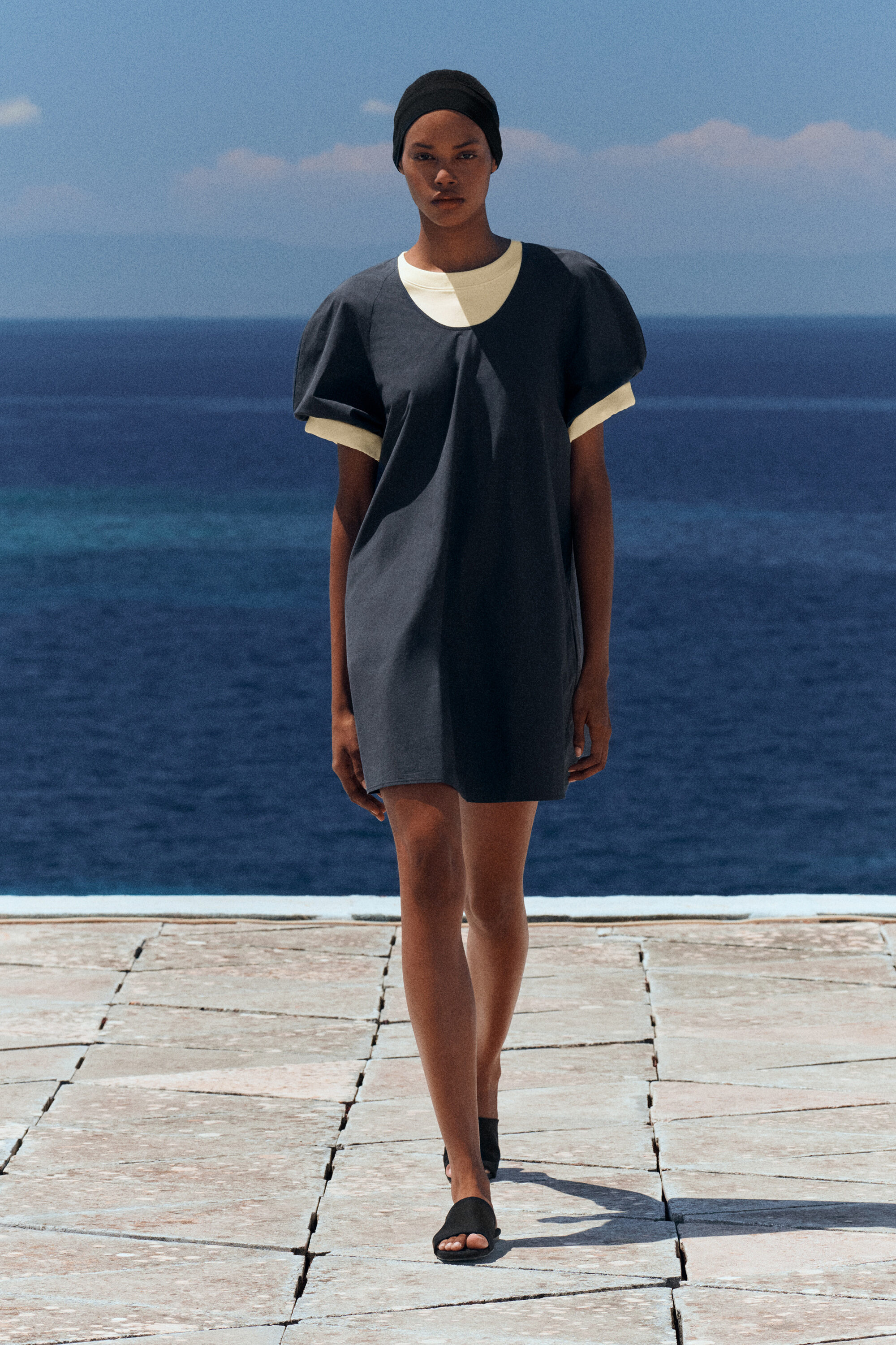 cos embroidered puff sleeve dress COS Embroidered Puff Sleeve Dress