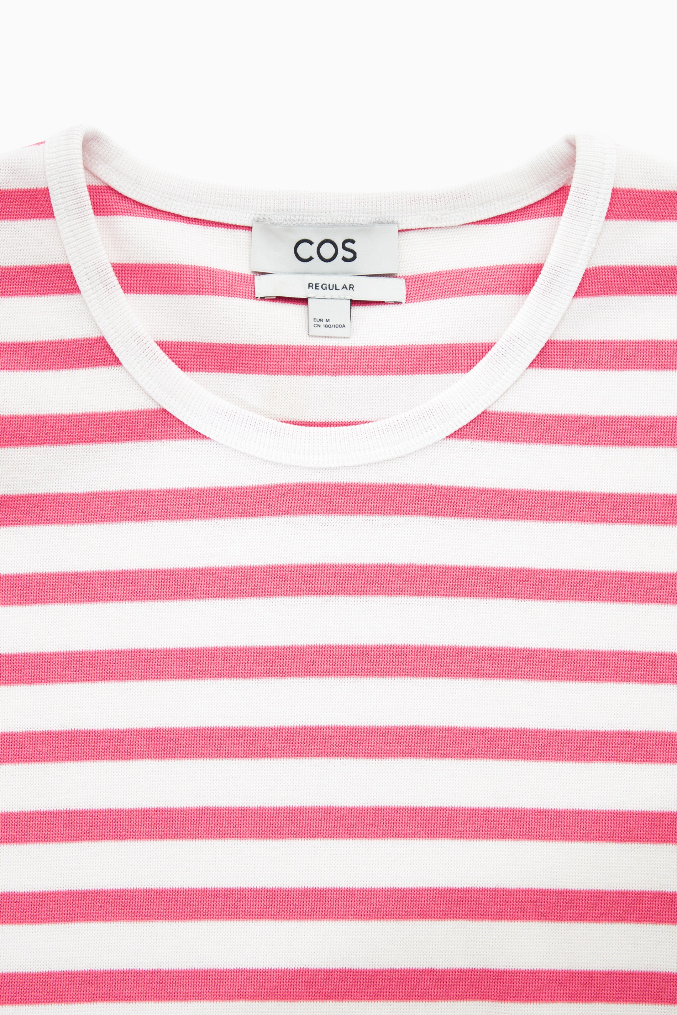 Grotere afbeelding bekijken: REGULAR-FIT LONG-SLEEVED STRIPED T-SHIRT - PINK / WHITE - HEREN | H&M NL 2