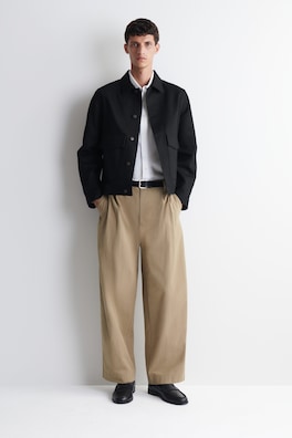 RAW SELVEDGE DENIM JACKET — BLACK 1