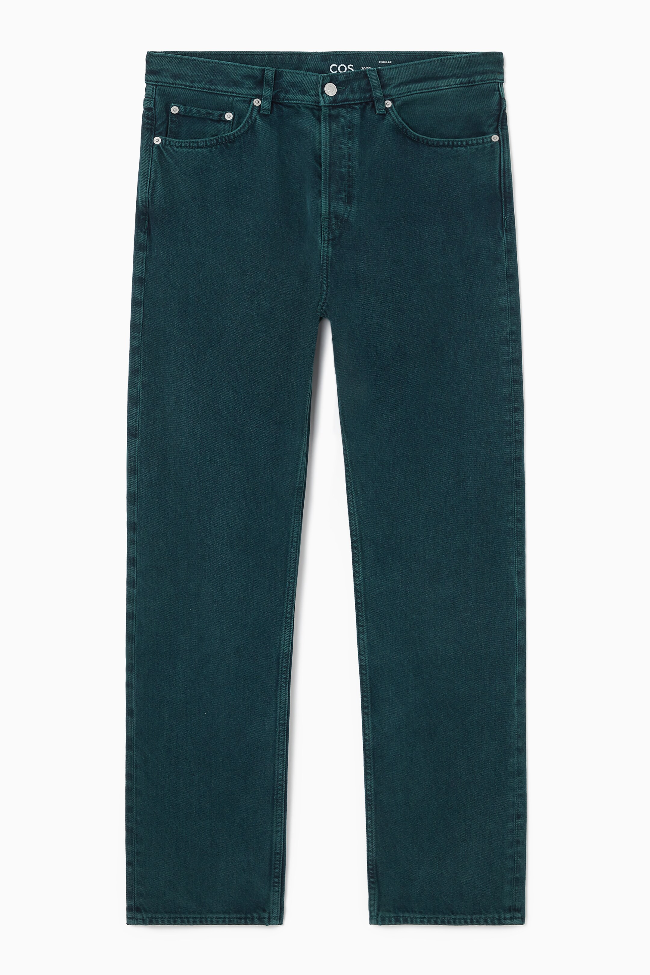 View larger image: SIGNATURE STRAIGHT-LEG JEANS - GREEN - Men | H&M GB 2