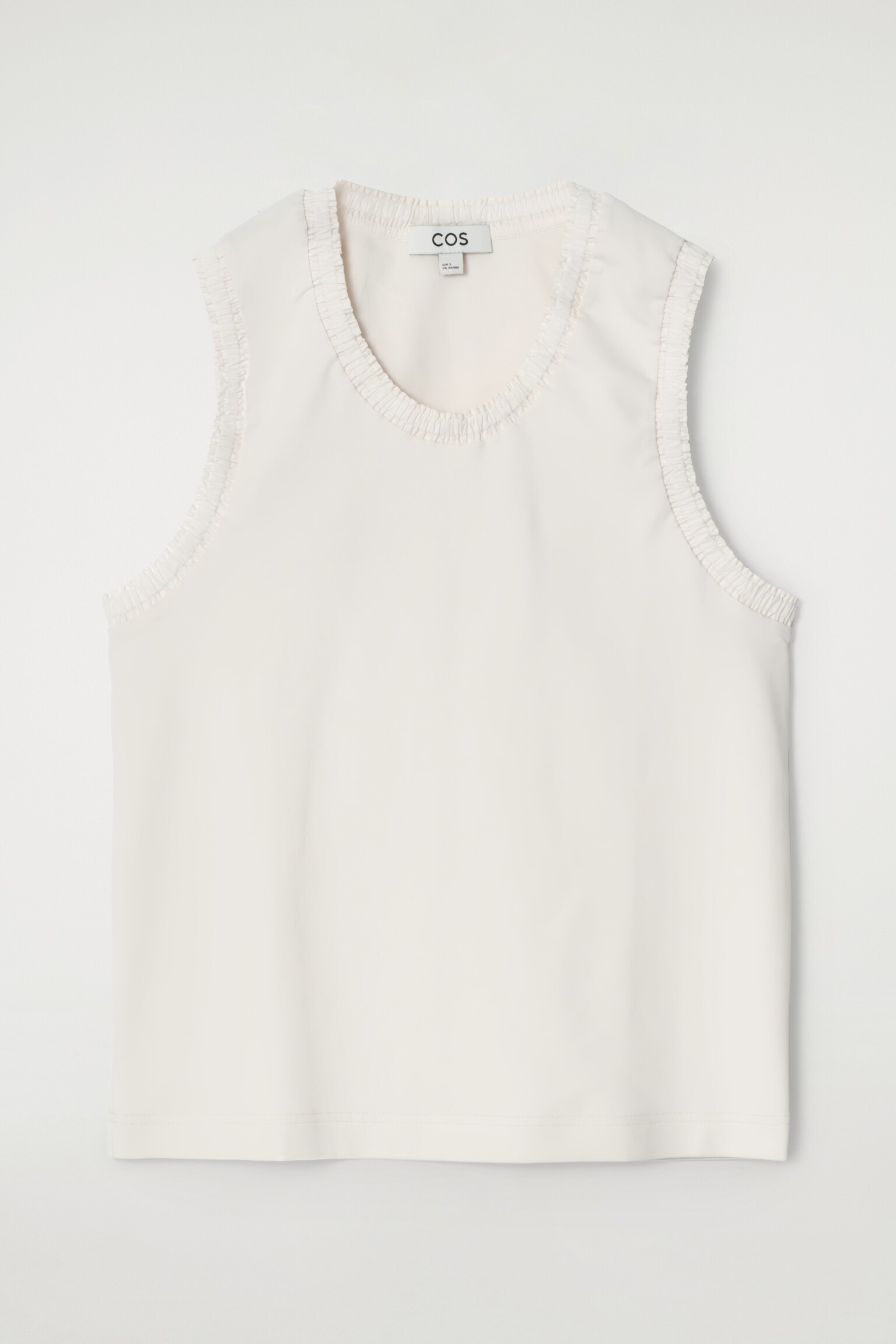 TOP DE ALGODÓN CON FRUNCIDOS - CRUDO/ROJO/NEGRO - 2