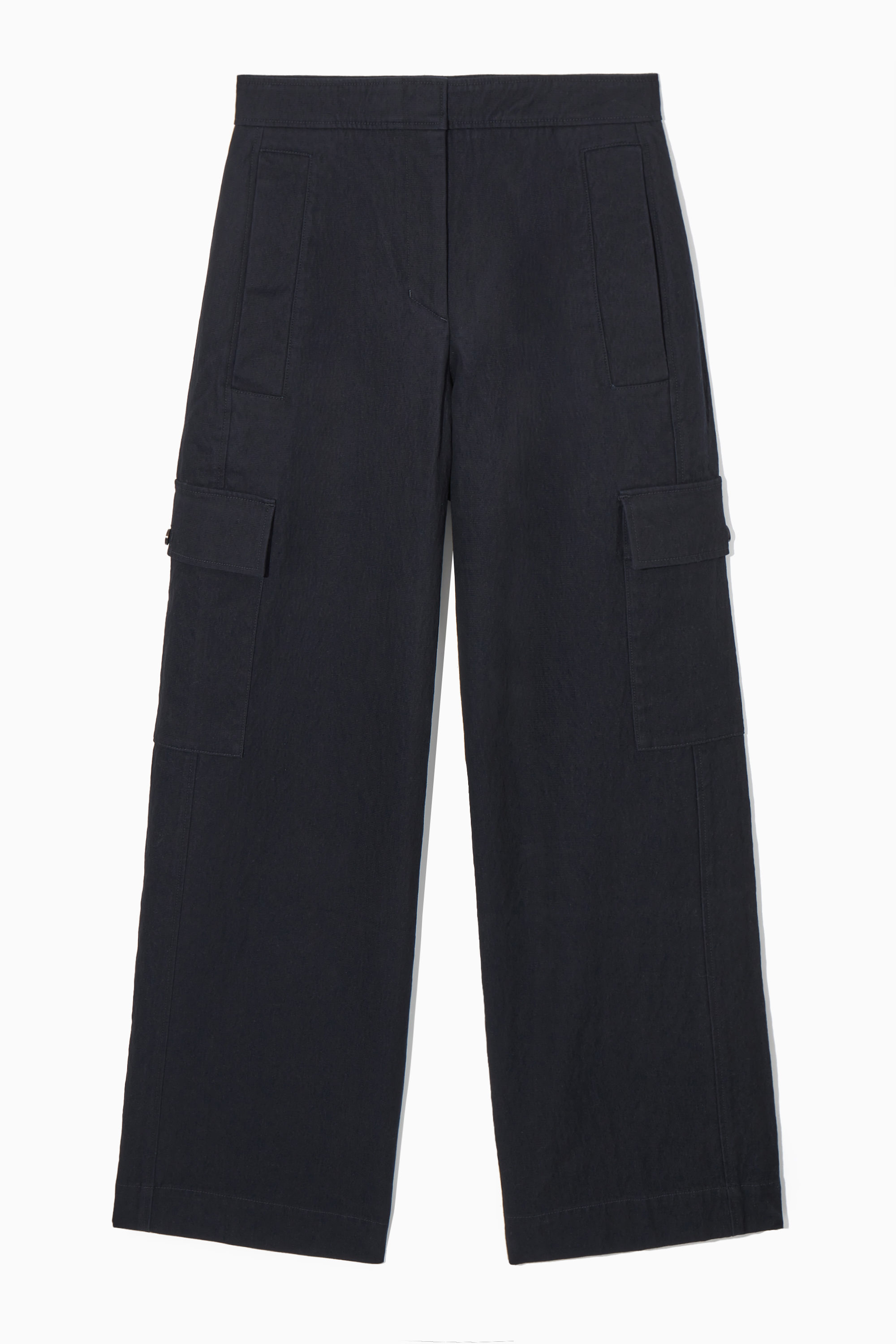 COS コス WIDE-LEG CARGO TROUSERS WIDE-LEG FLUID CARGO TROUSERS ワイドレッグカーゴパンツ｜COS