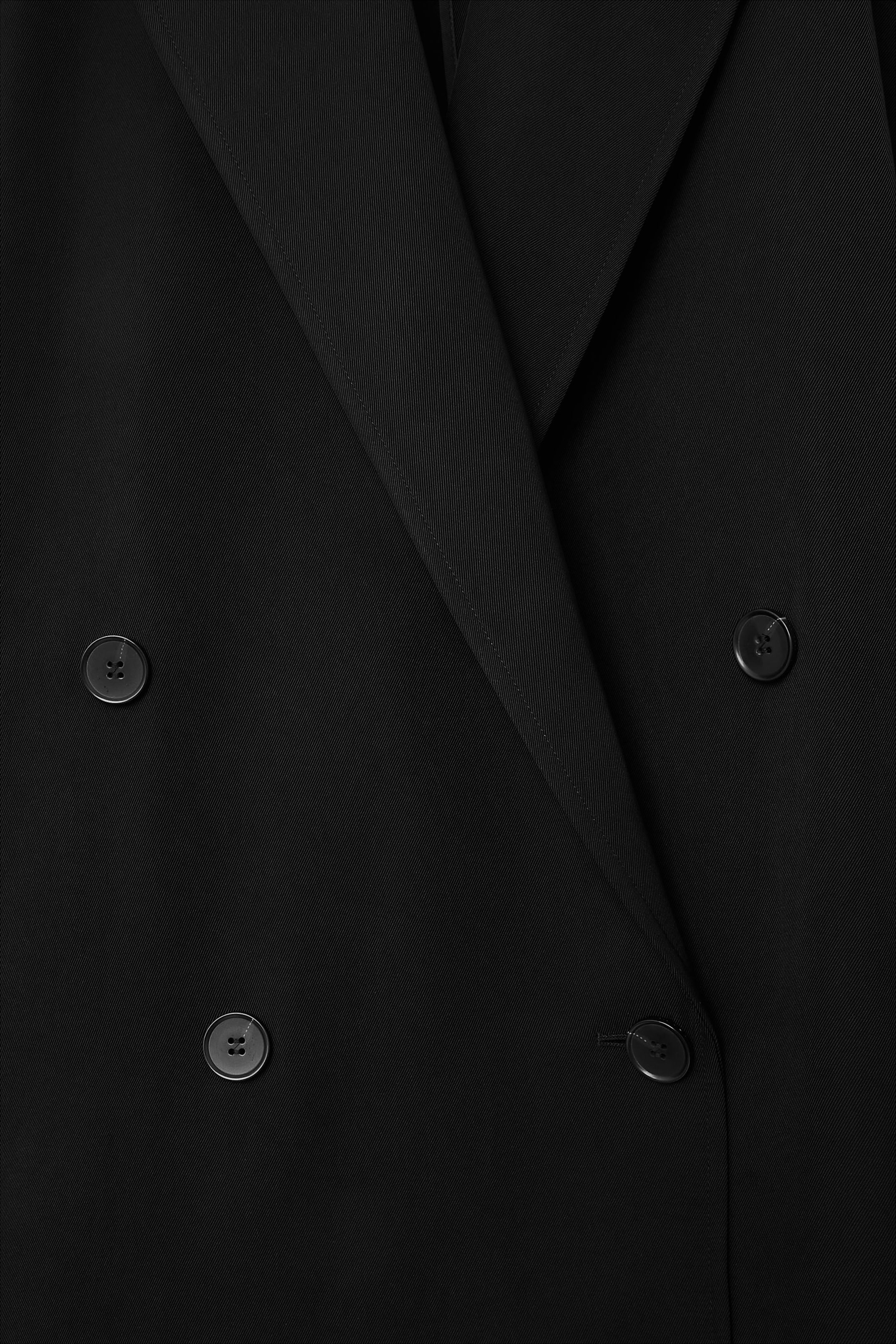 OVERSIZED DRAPED DOUBLE-BREASTED BLAZER