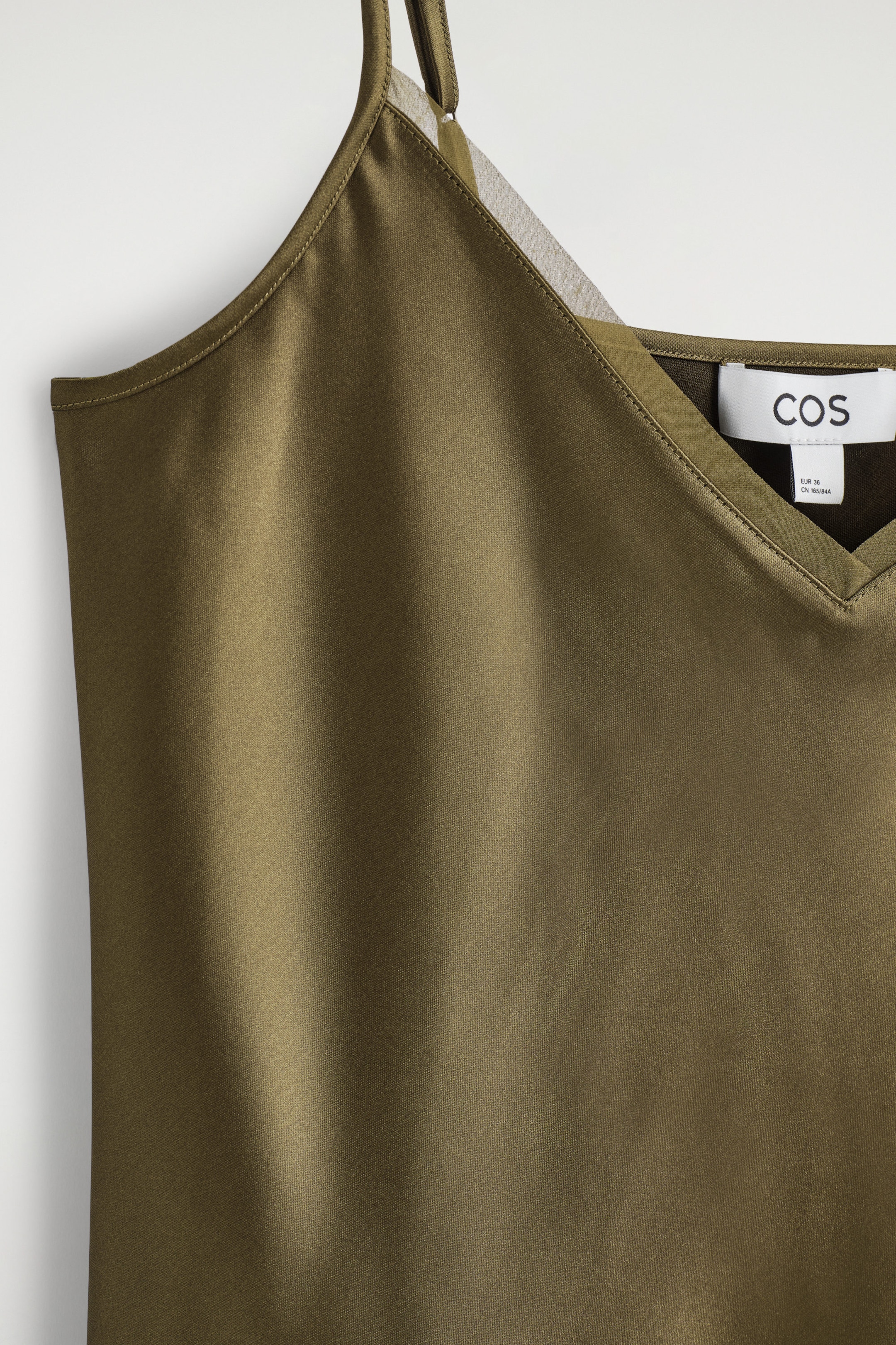 SATIN V-NECK CAMI TOP