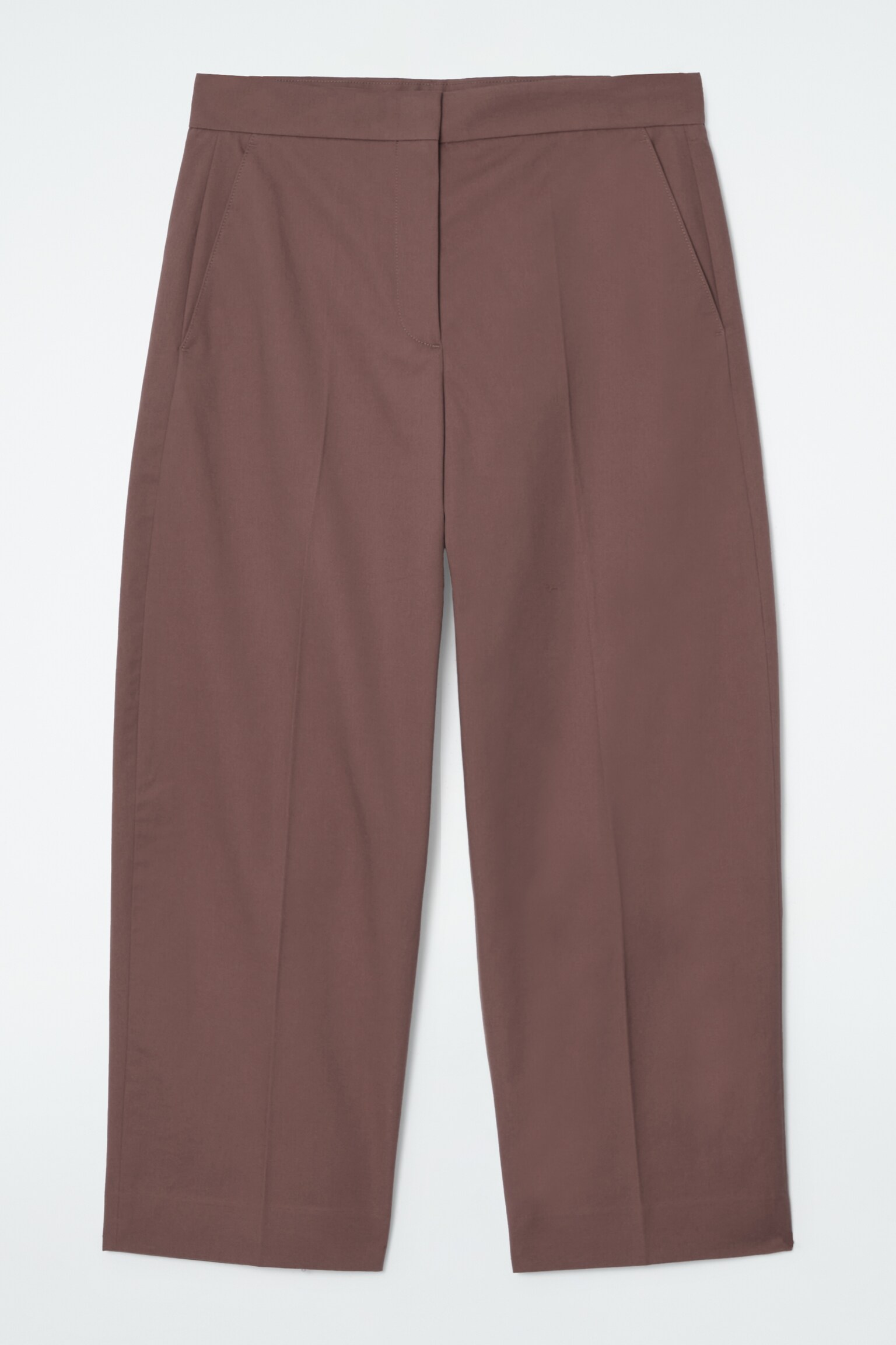 BAVLNĚNÉ TWILL CHINOS - BROWN/BEIGE/TMAVĚ MODRÁ