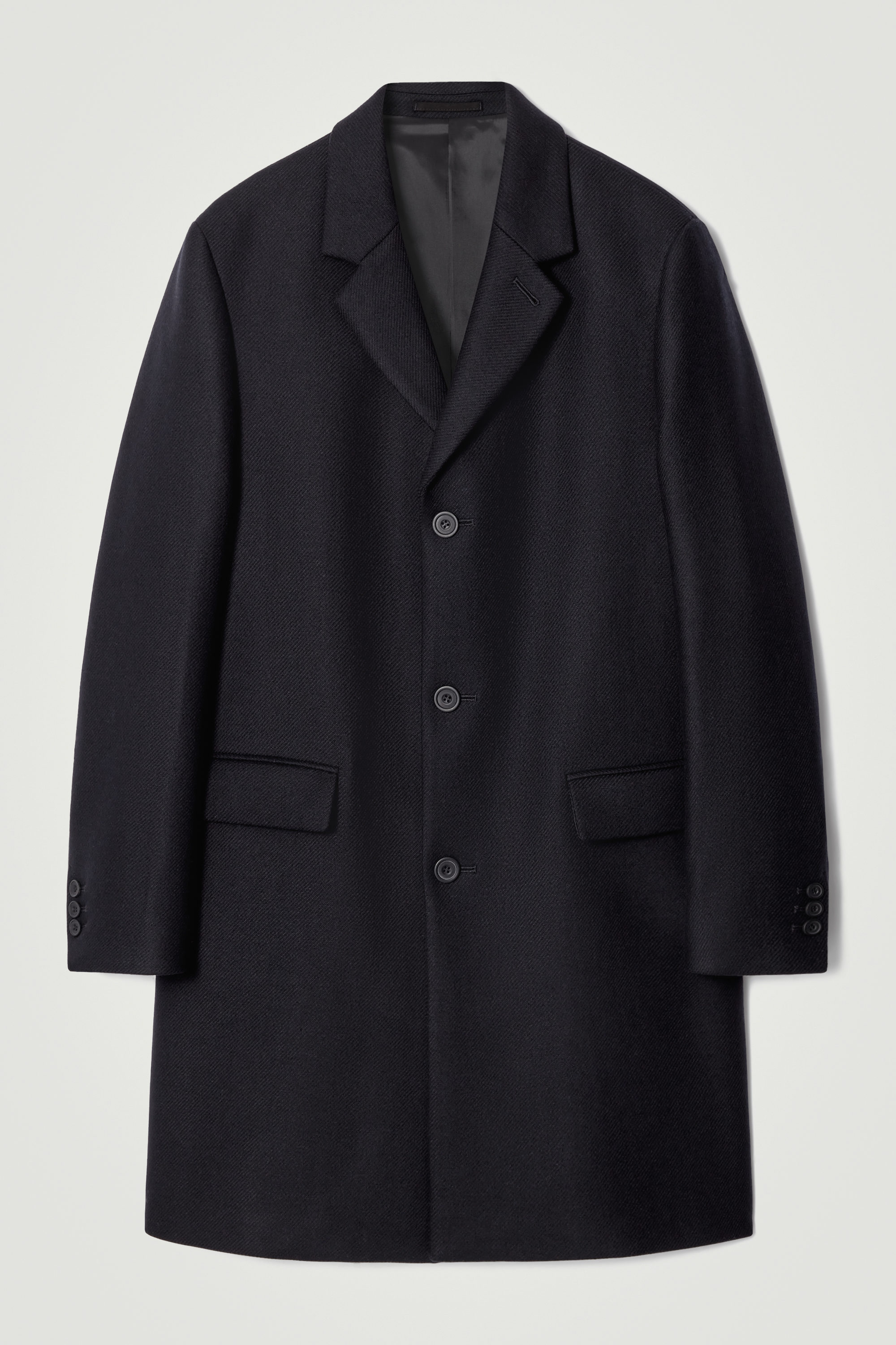 RIBBED JERSEY TRACK JACKET - BLACK | COS