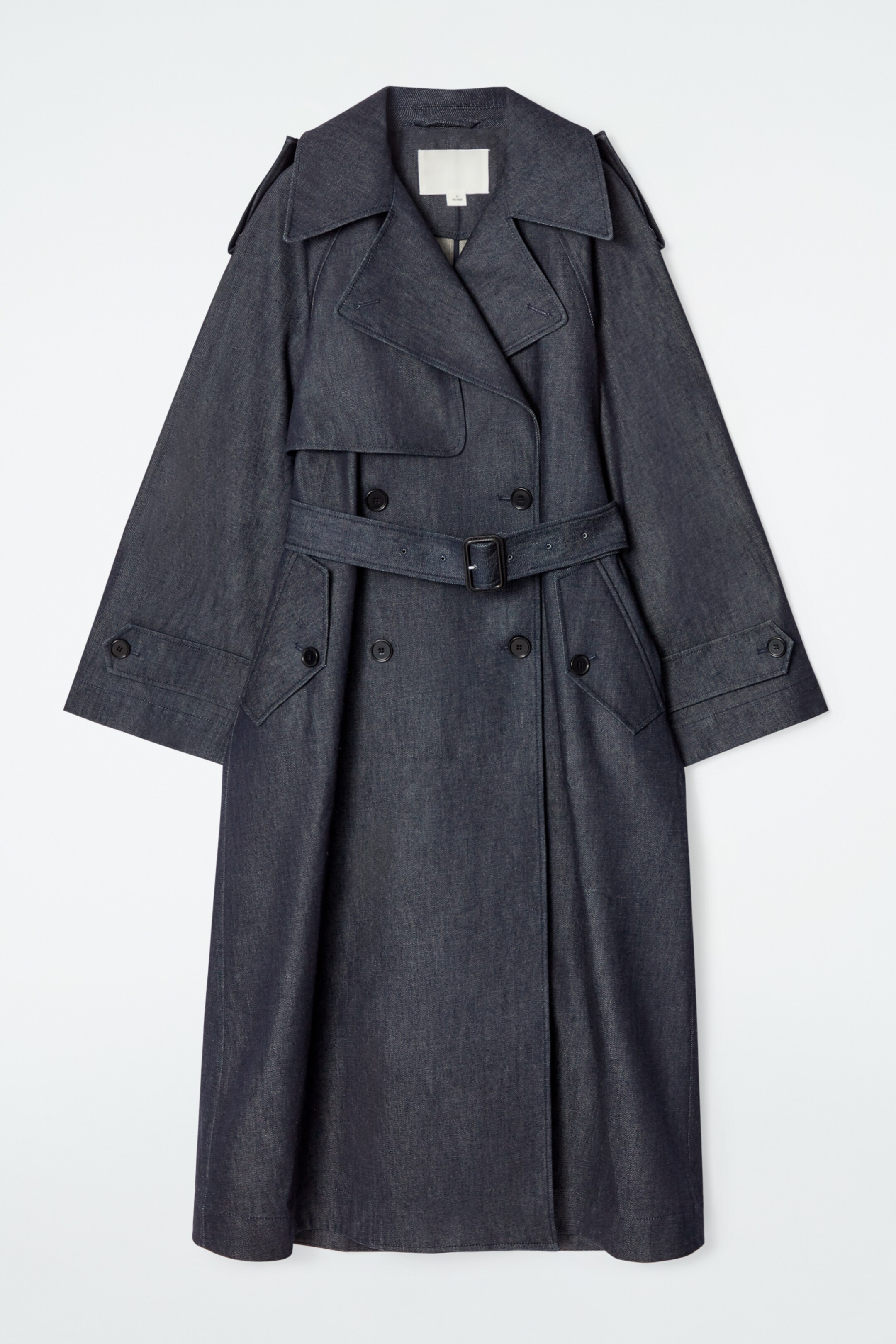 Agrandir l'image: TRENCH-COAT OVERSIZE EN DENIM - INDIGO - FEMME | H&M CH 8