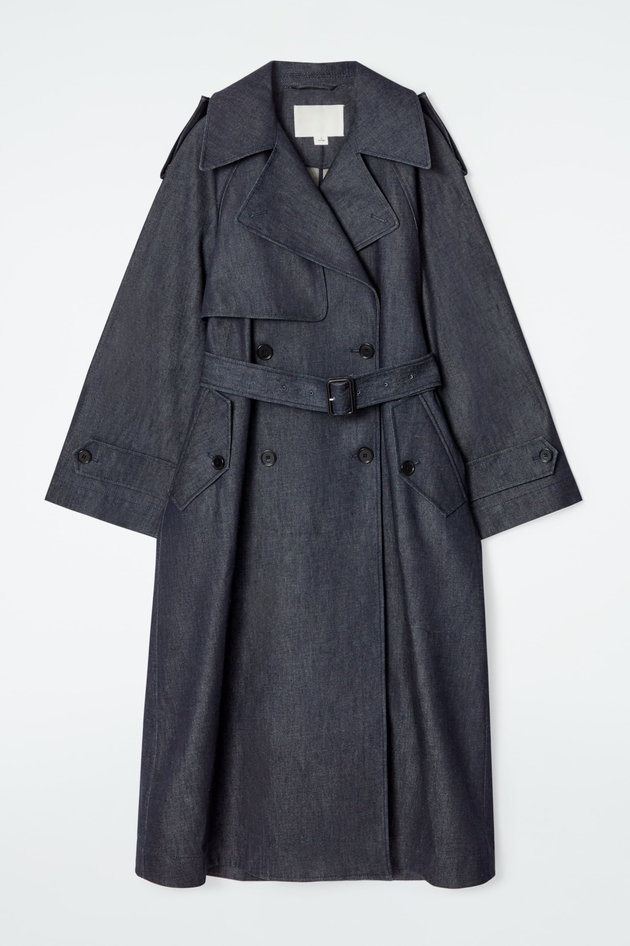 View larger image: OVERSIZED DENIM TRENCH COAT - INDIGO - Ladies | H&M GB 8