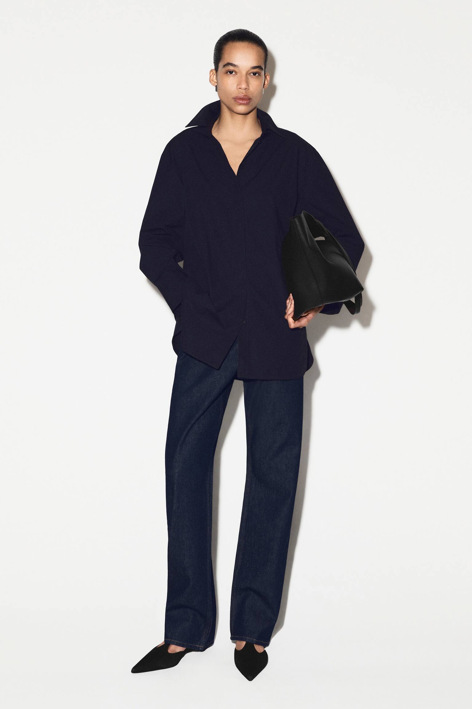 ג'ינס Chord בגזרה ישרה - אינדיגו כהה/כחול דהוי - 6