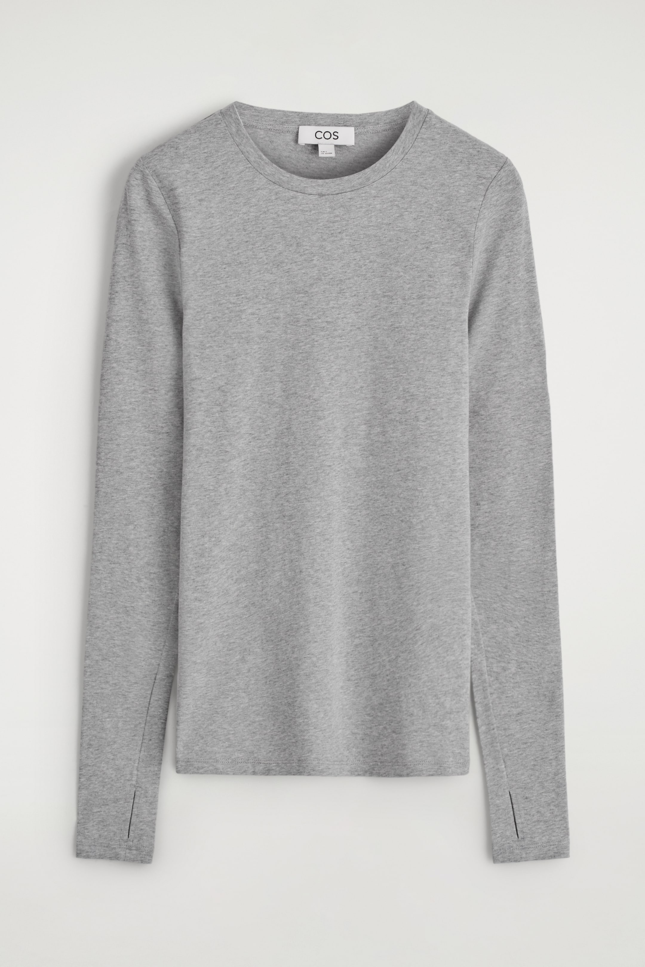 Visualizza immagine più grande: MAGLIA SLIM LEGGERA A MANICHE LUNGHE - GRIGIO MÉLANGE - DONNA | H&M IT 5