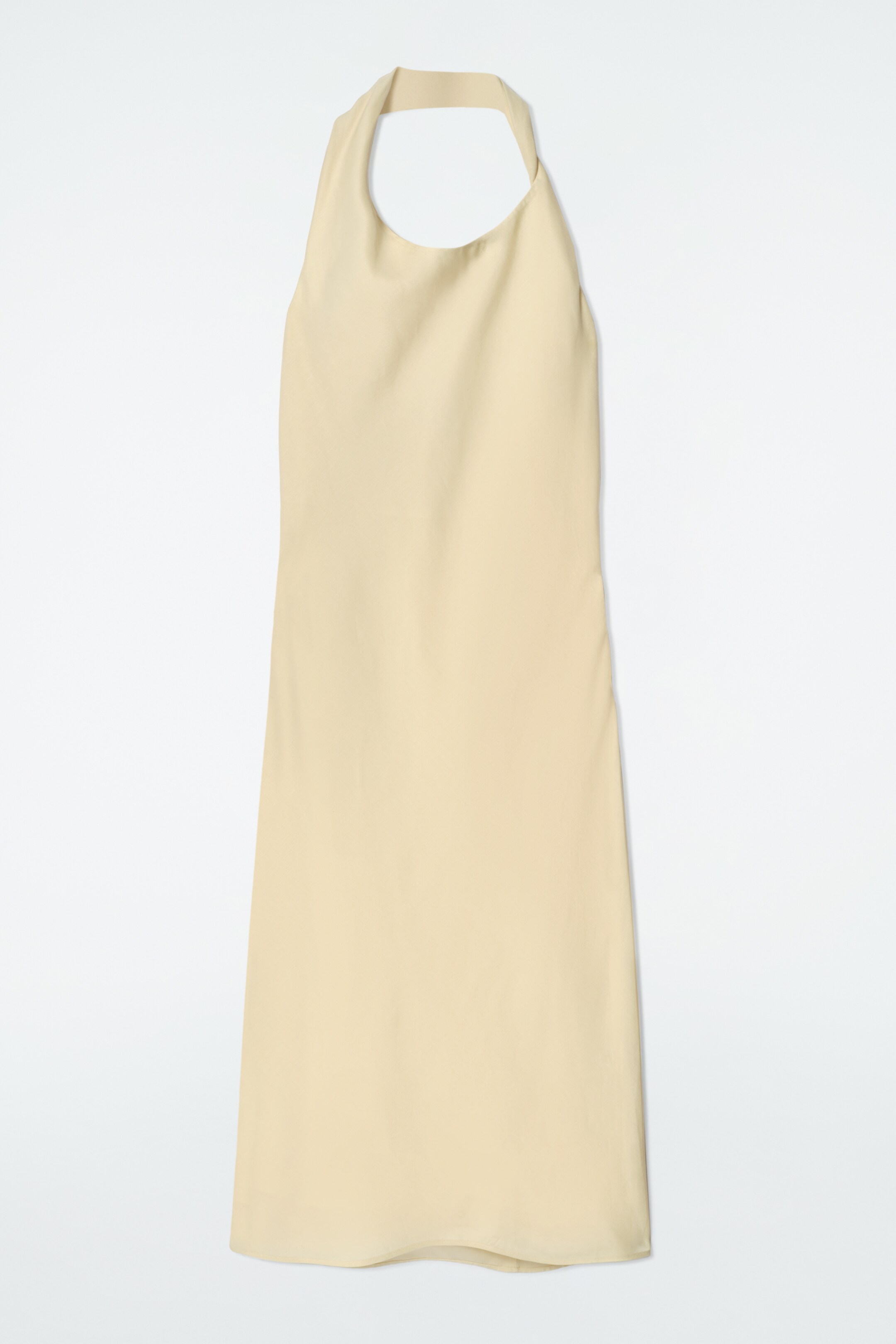 Agrandir l'image: ROBE ENCOLURE LICOU TORSADÉE EN LIN MÉLANGÉ - JAUNE BEURRE - FEMME | H&M FR 6