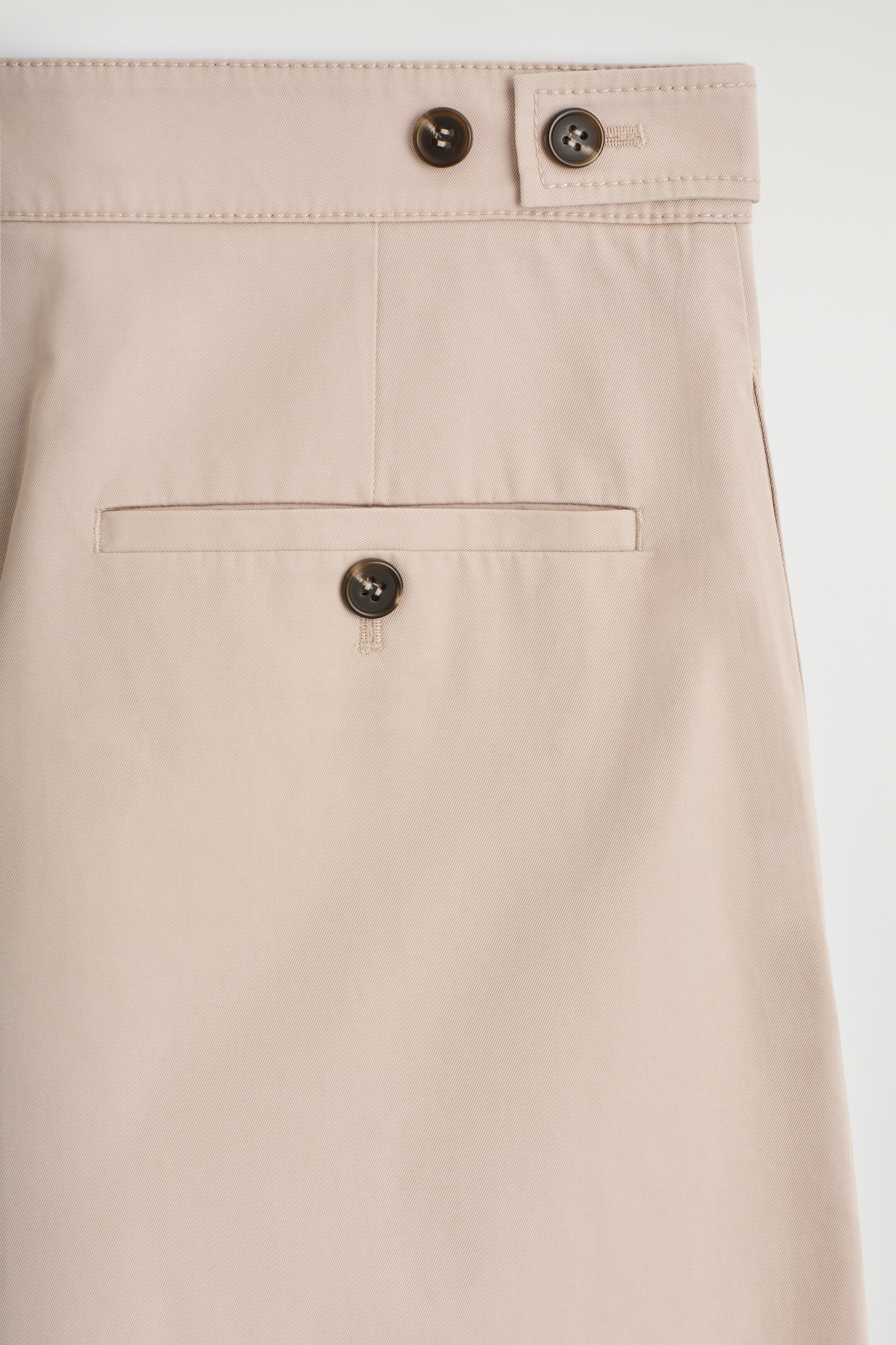 Größeres Bild ansehen: VERKÜRZTE HOSE AUS BAUMWOLLE MIT WEITEM BEIN - HELLES BEIGE - Ladies | H&M DE 6