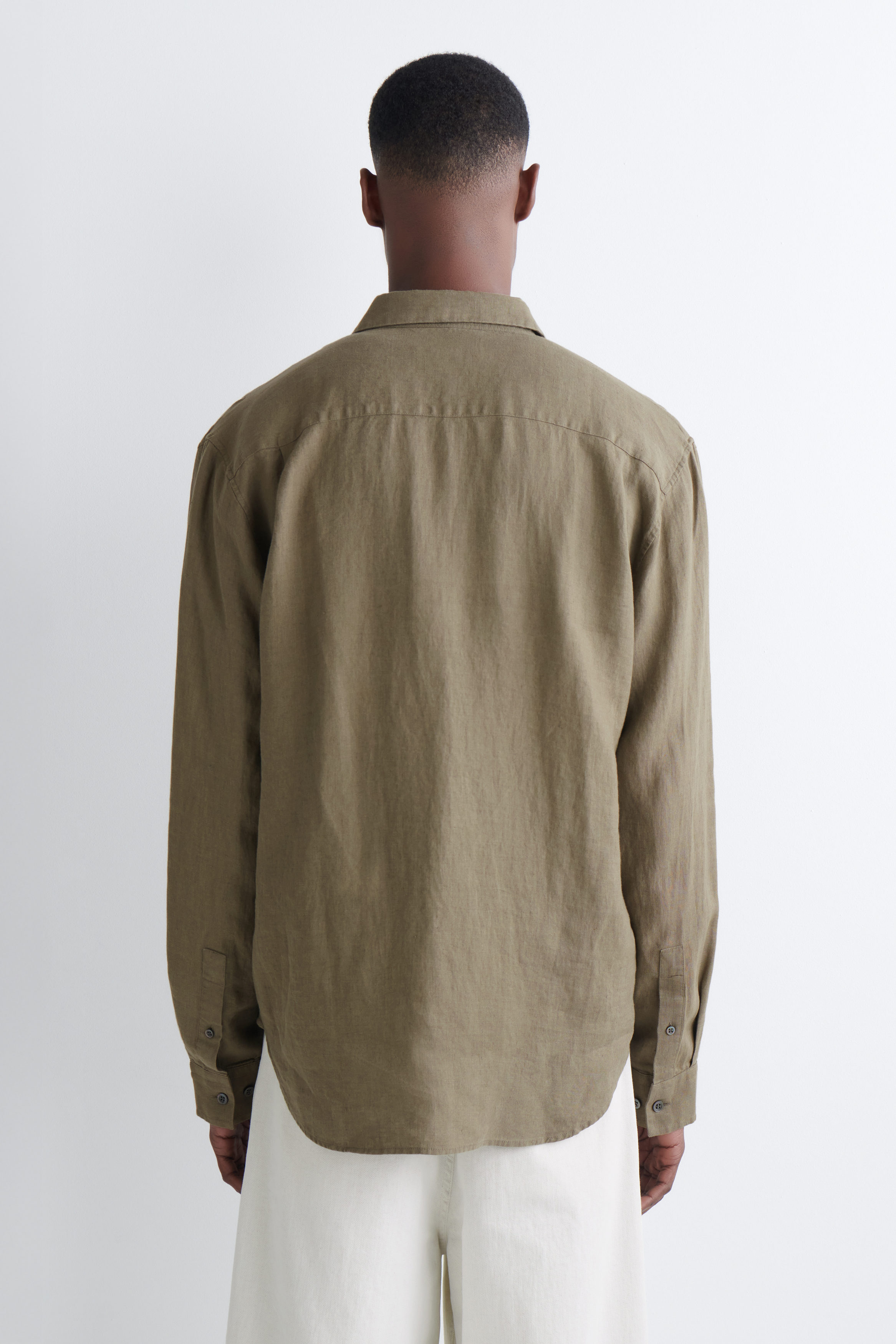 RELAXED LINEN SHIRT - thumbnail 10