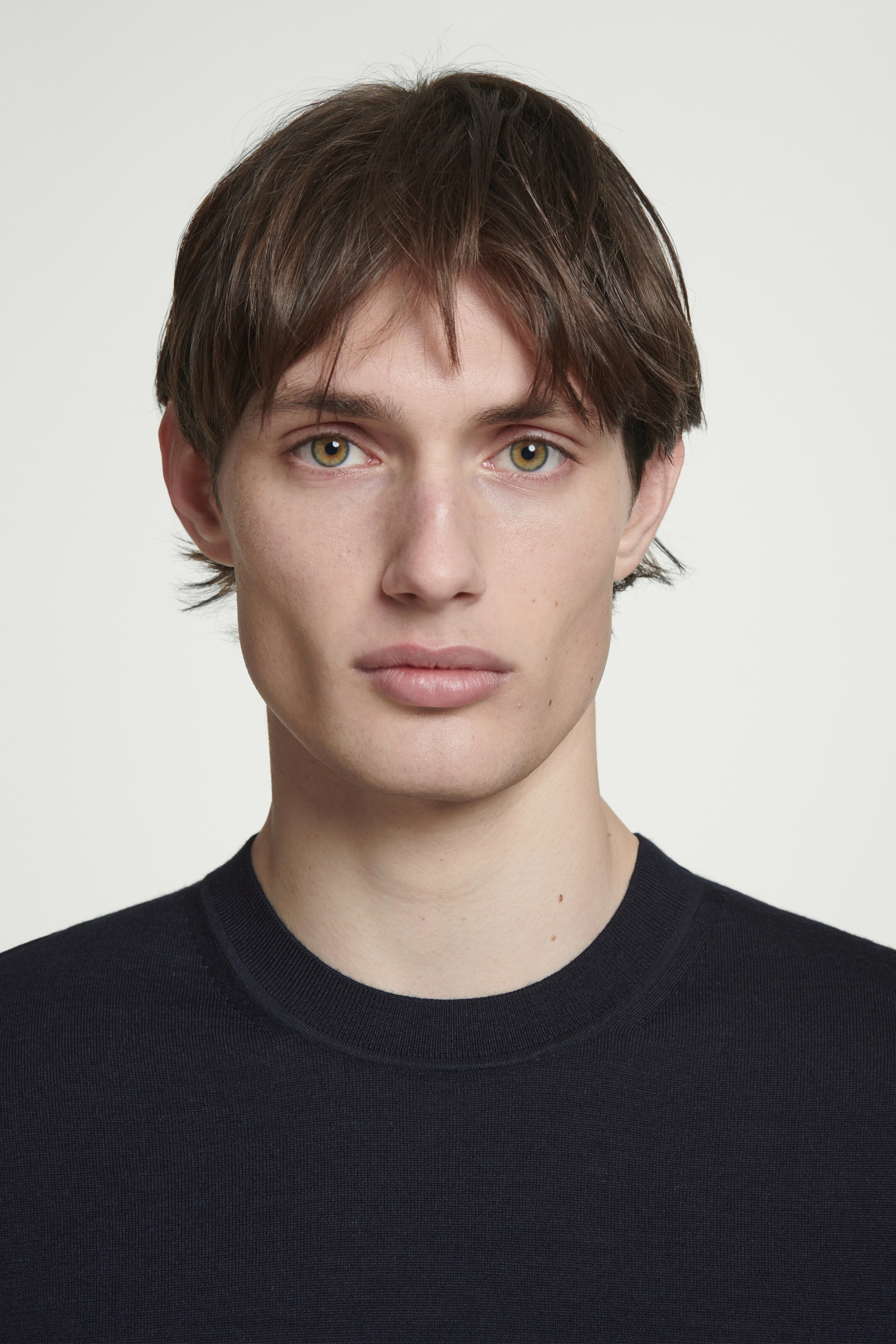 Agrandir l'image: T-SHIRT SLIM EN MAILLE DE LAINE MÉRINOS - BLEU MARINE - HOMME | H&M CH 7