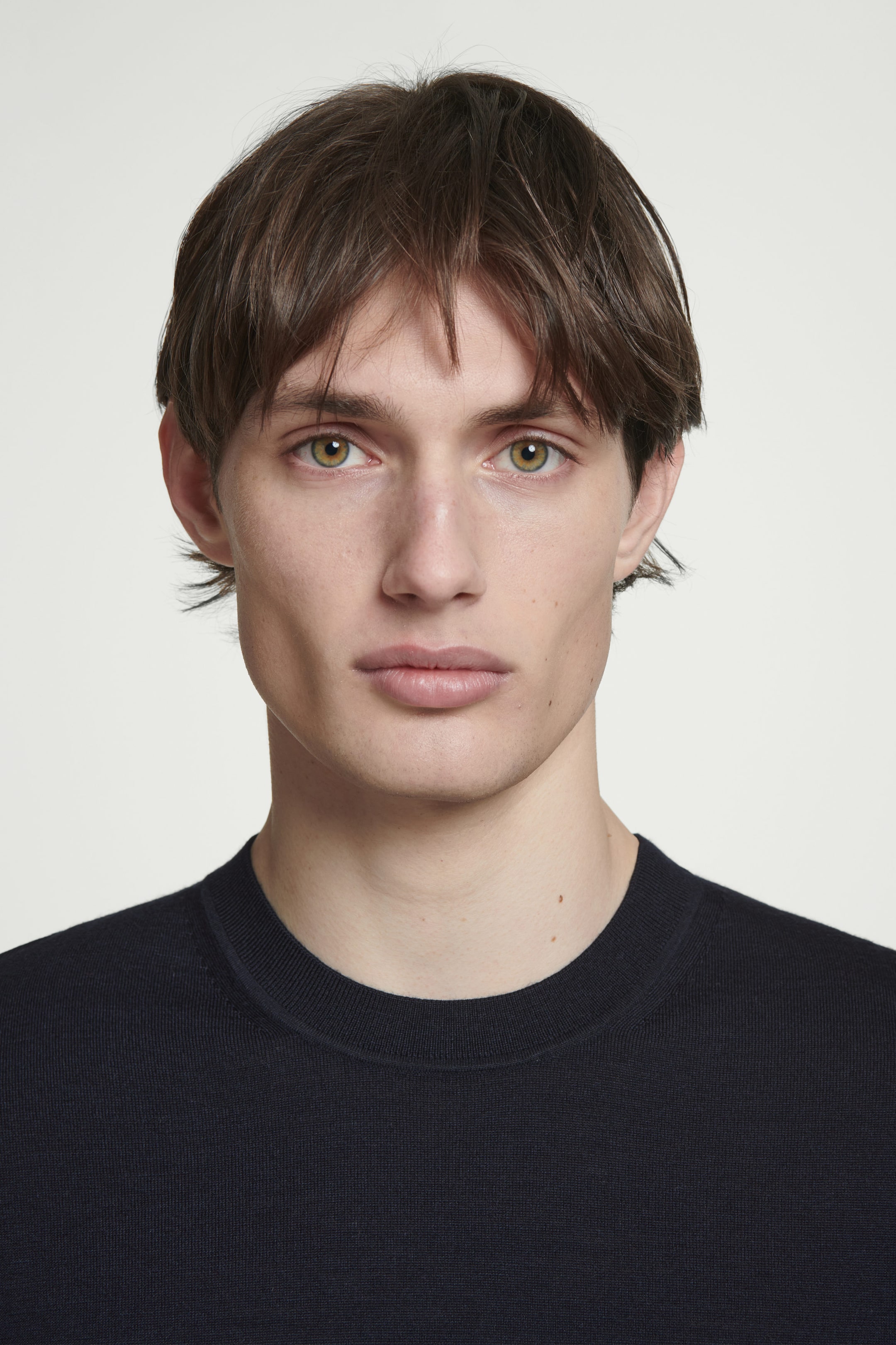 SLIM-FIT MERINO WOOL KNITTED T-SHIRT