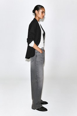 FACADE STRAIGHT-LEG JEANS — FADED BLACK 3