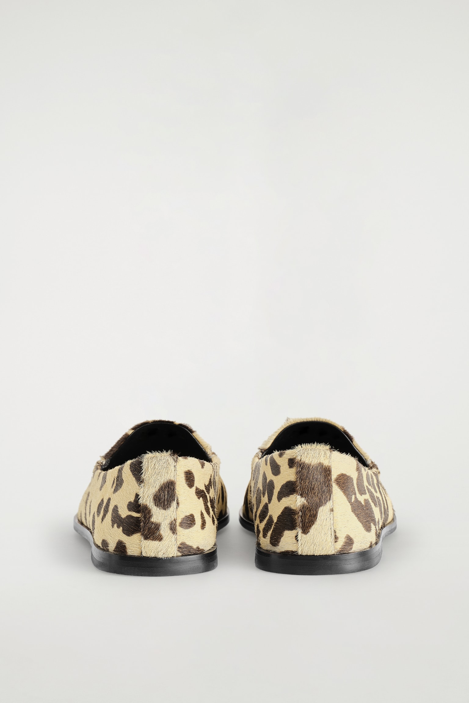 MOCASSINI IN PELLE EFFETTO CAVALLINO ANIMALIER - BEIGE / STAMPA ANIMALIER - 3