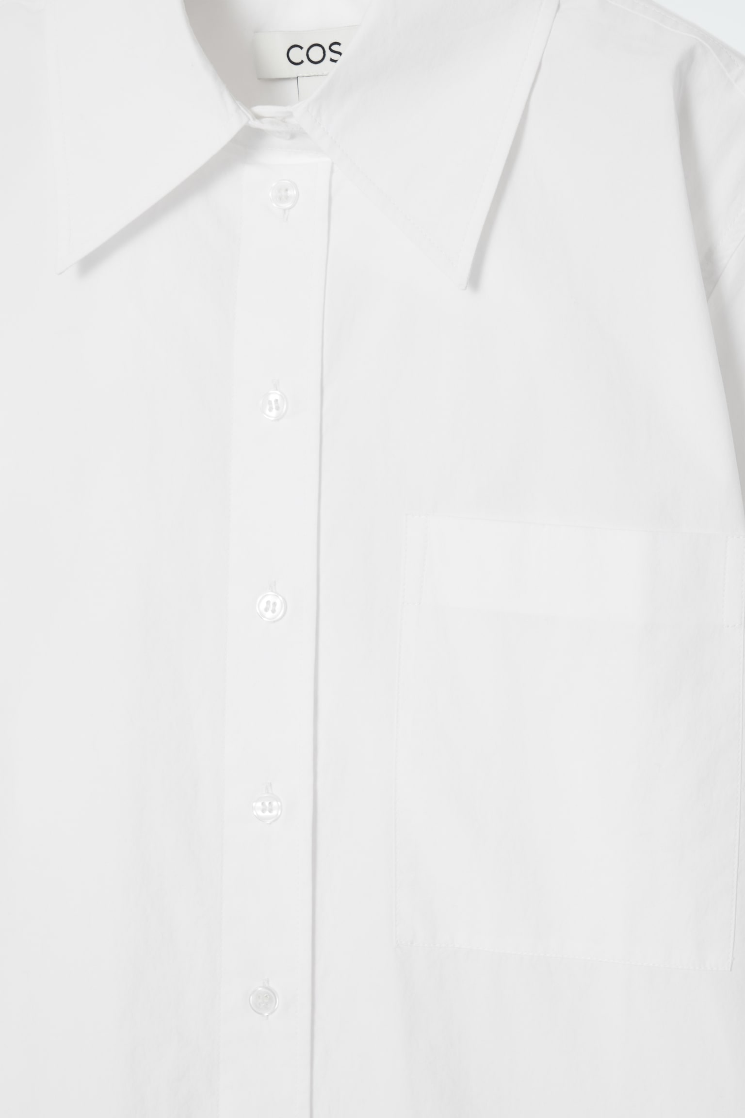 OVERSIZED TAILORED SHIRT - WHITE/YELLOW/LIGHT BLUE - 2