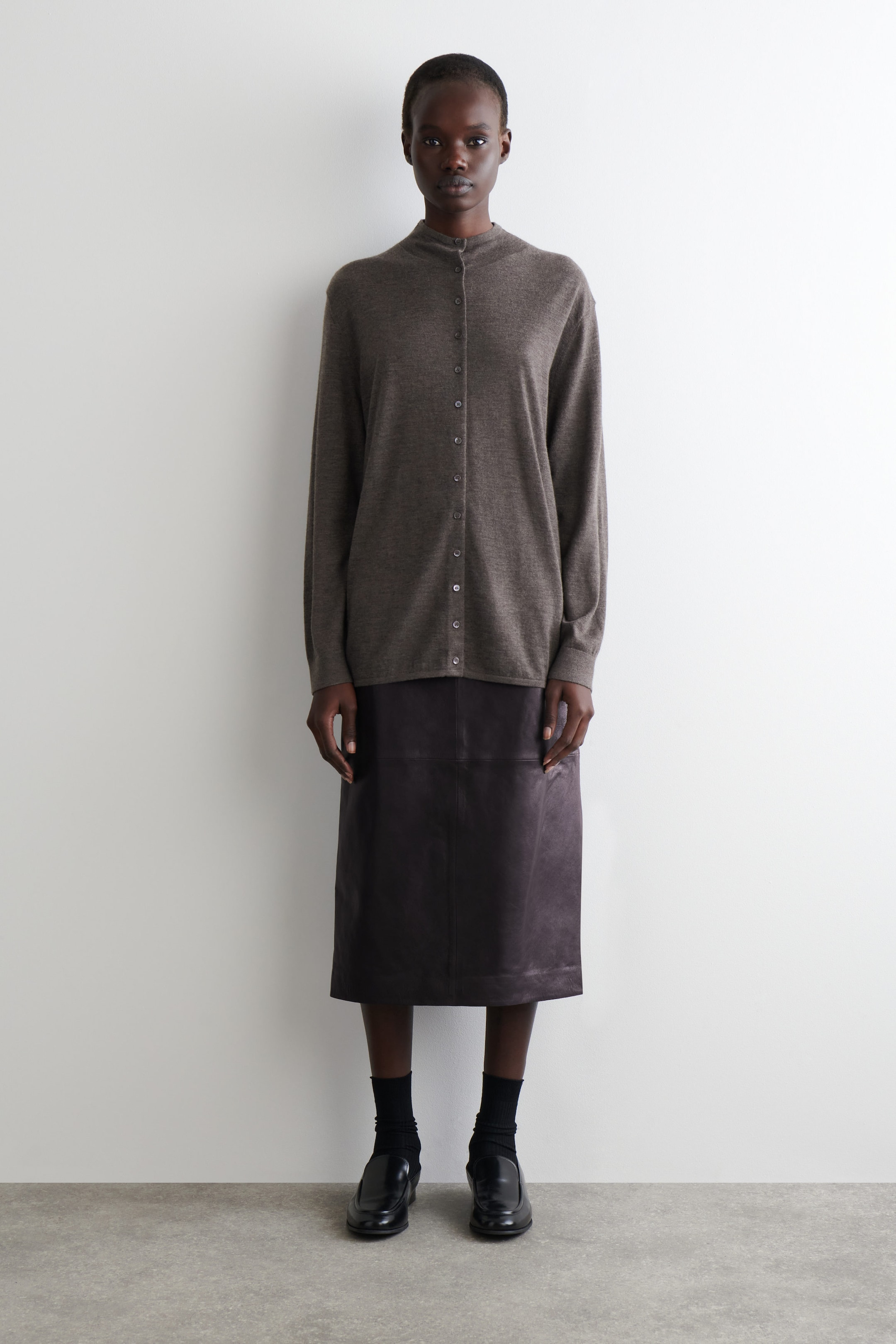 PURE CASHMERE CARDIGAN
