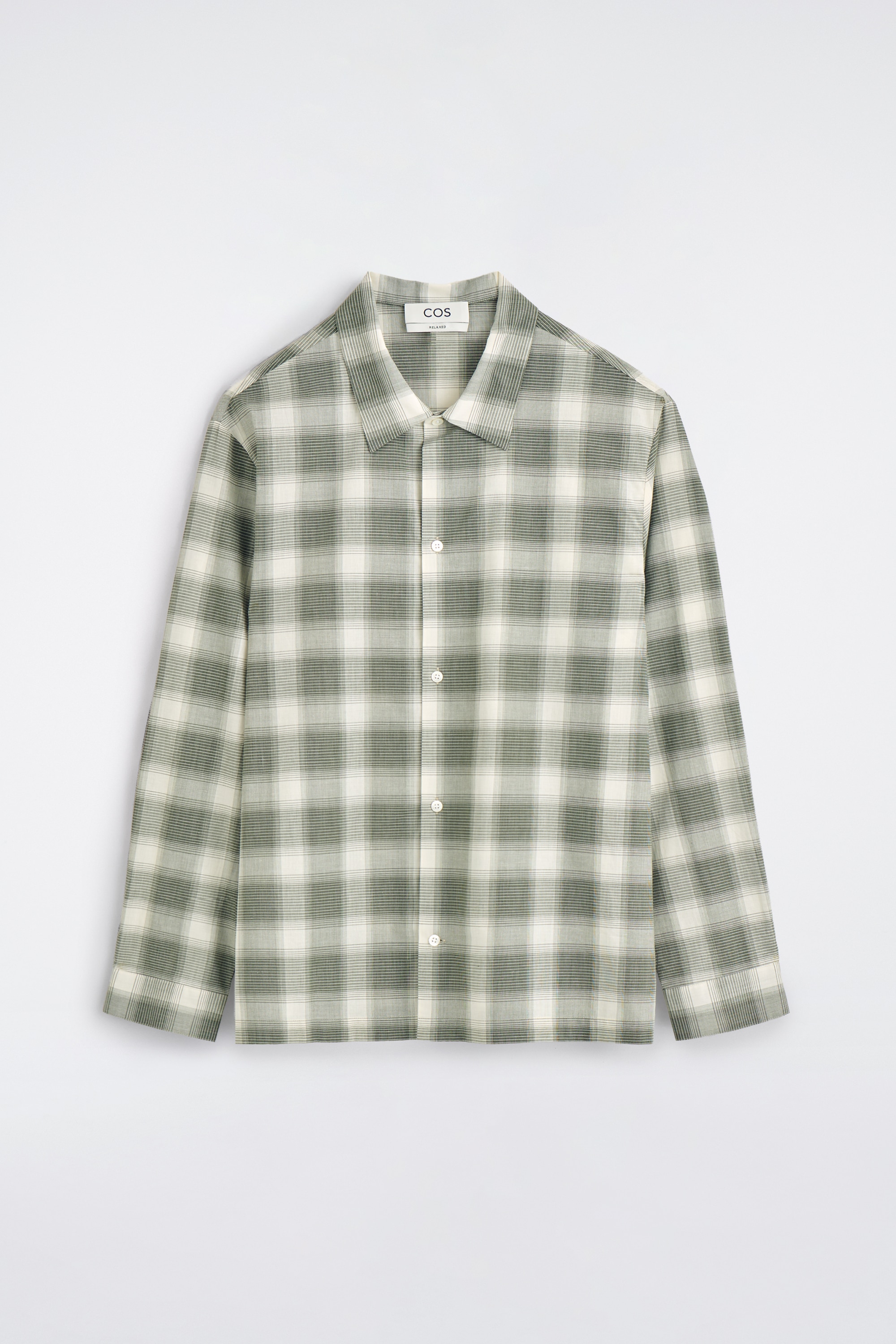 KARIERTES BAUMWOLLHEMD - GRÜN/KARIERT/BLAU/KARIERT