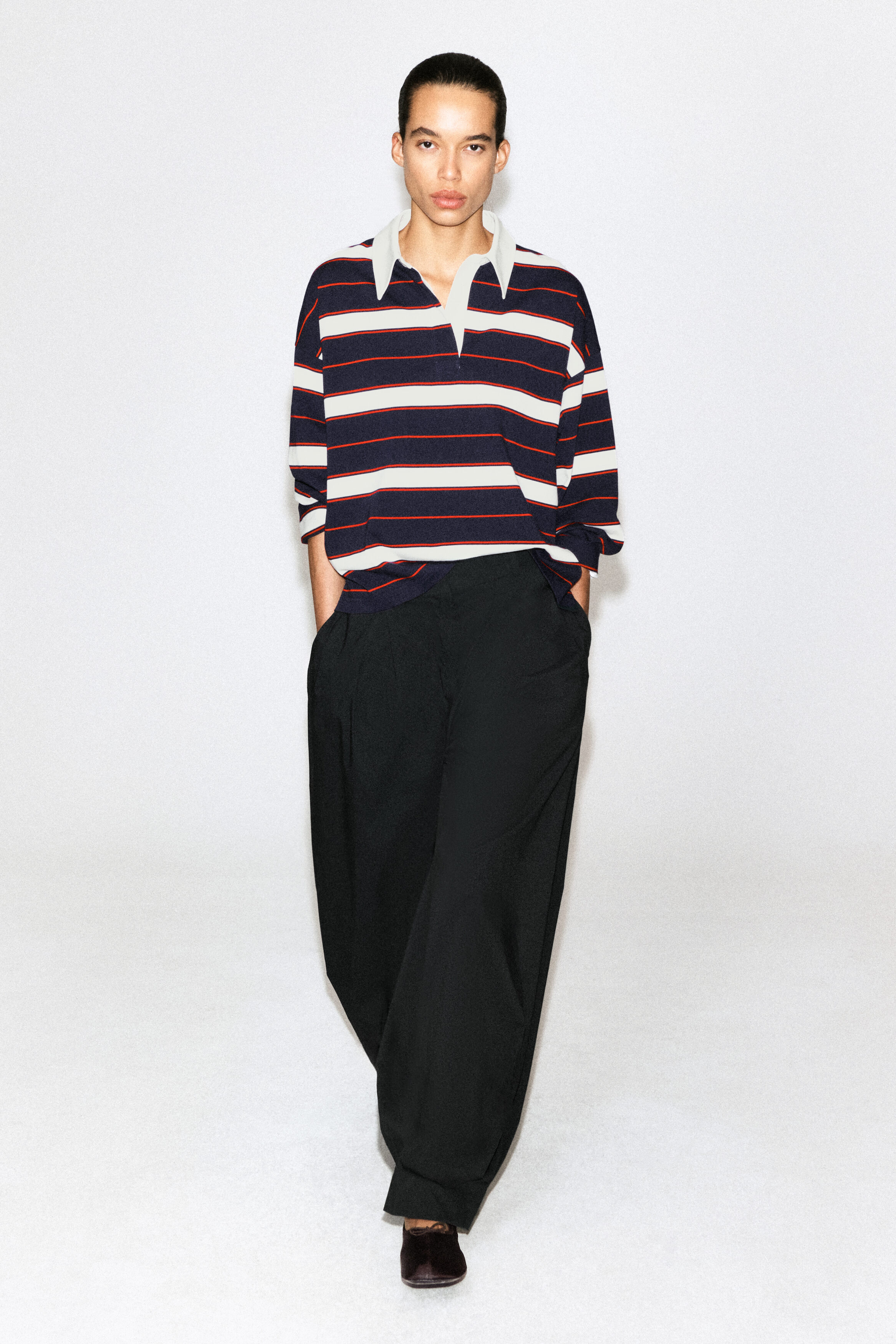 STRIPED COTTON RUGBY SHIRT - thumbnail 8