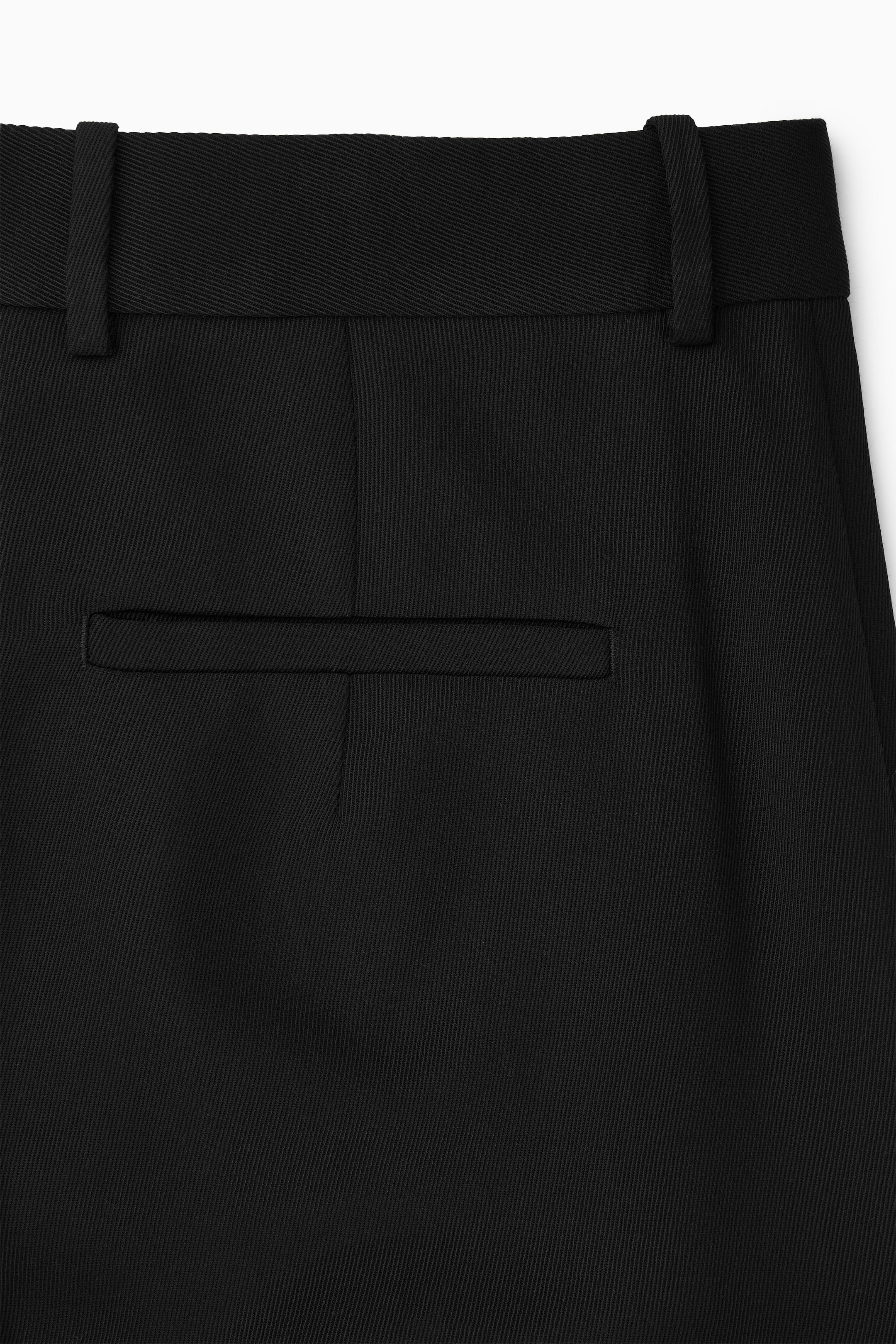 FLARED WOOL PANTS