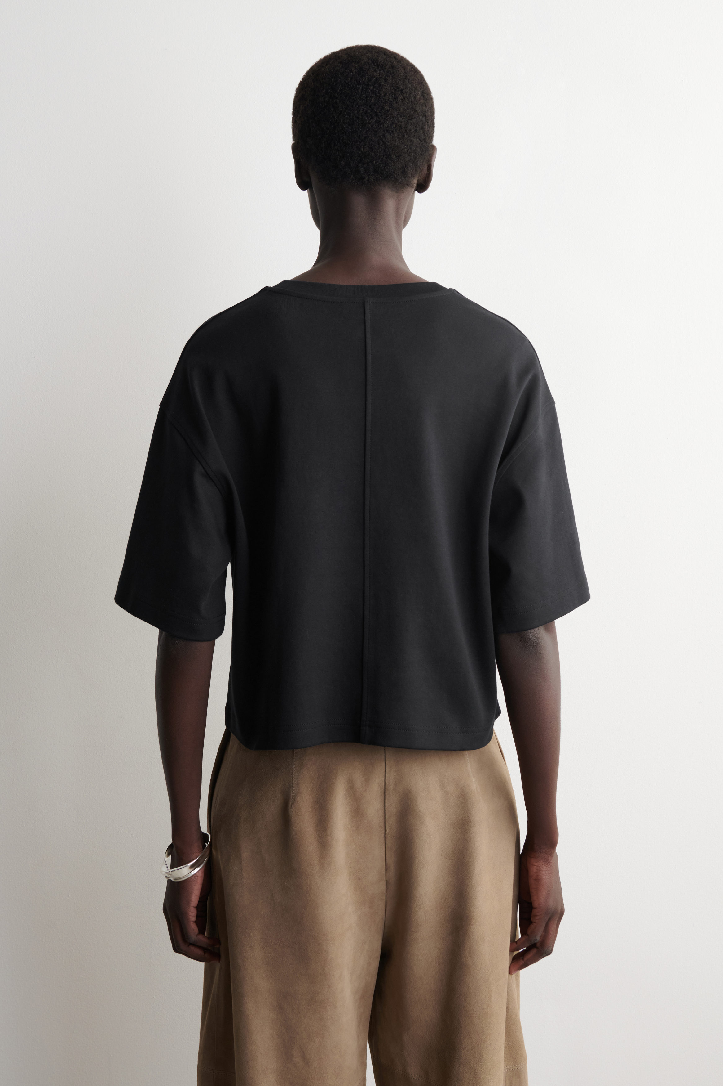 OVERSIZED BOXY COTTON T-SHIRT thumbnail 5