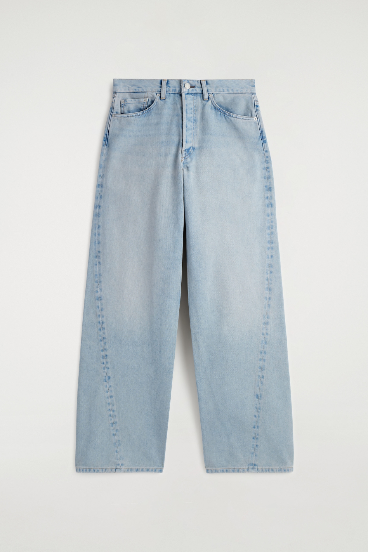 FACADE STRAIGHT-LEG JEANS — LIGHT BLUE