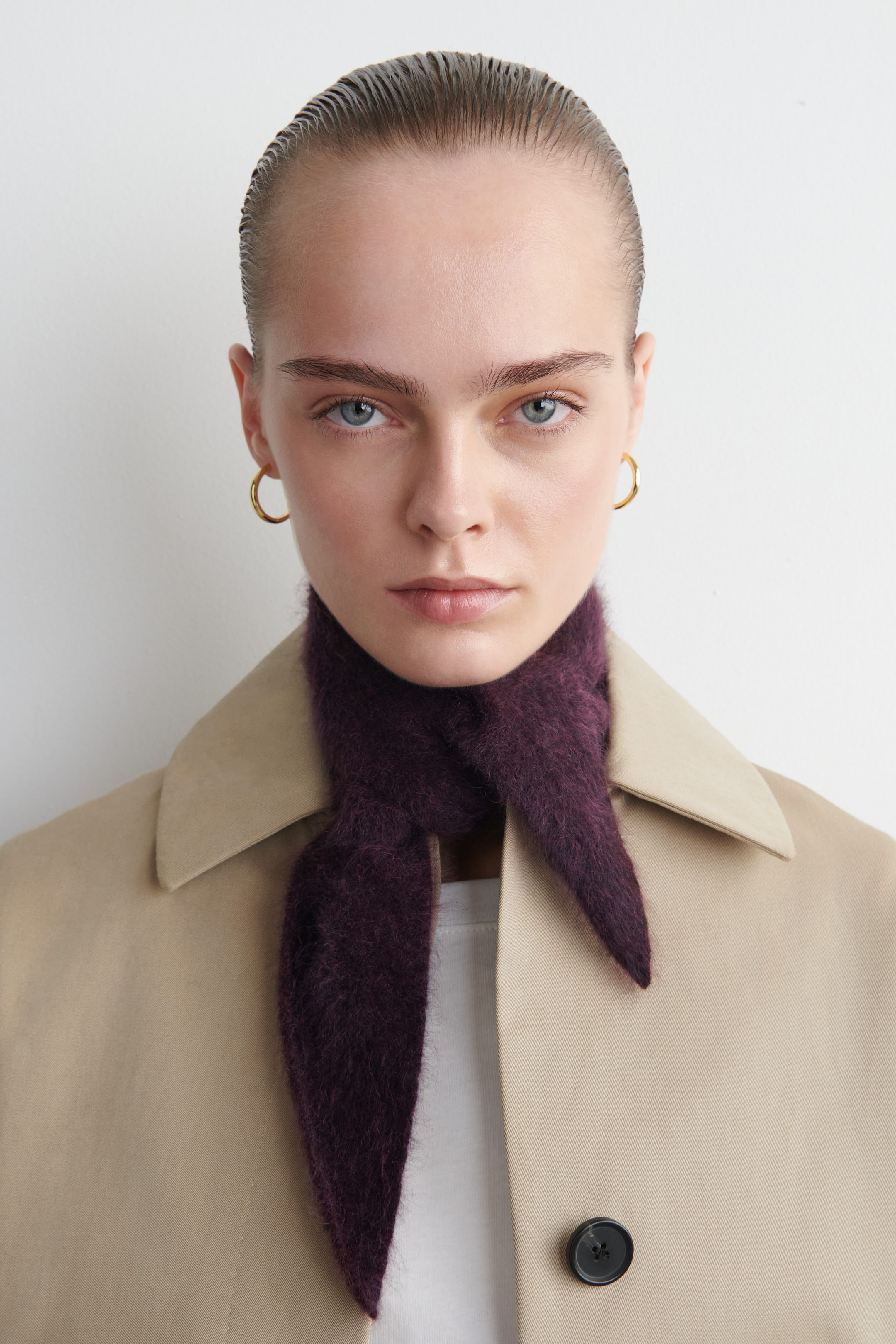 FOULARD EN CACHEMIRE BROSSÉ