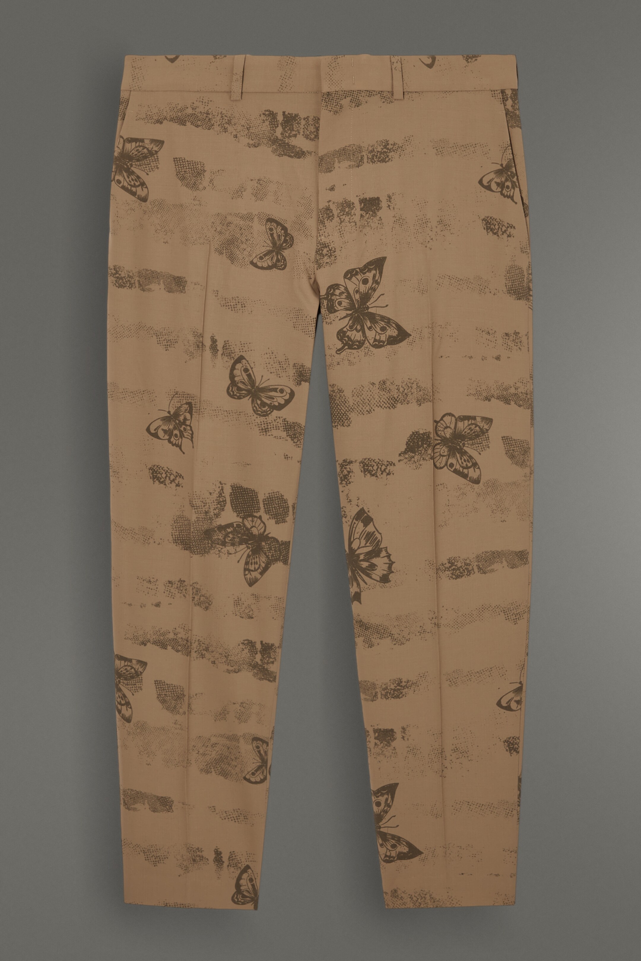 Ingrandisci l'immagine: TAILORED TROUSERS - BROWN / BUTTERFLY - UOMO | H&M CH 1
