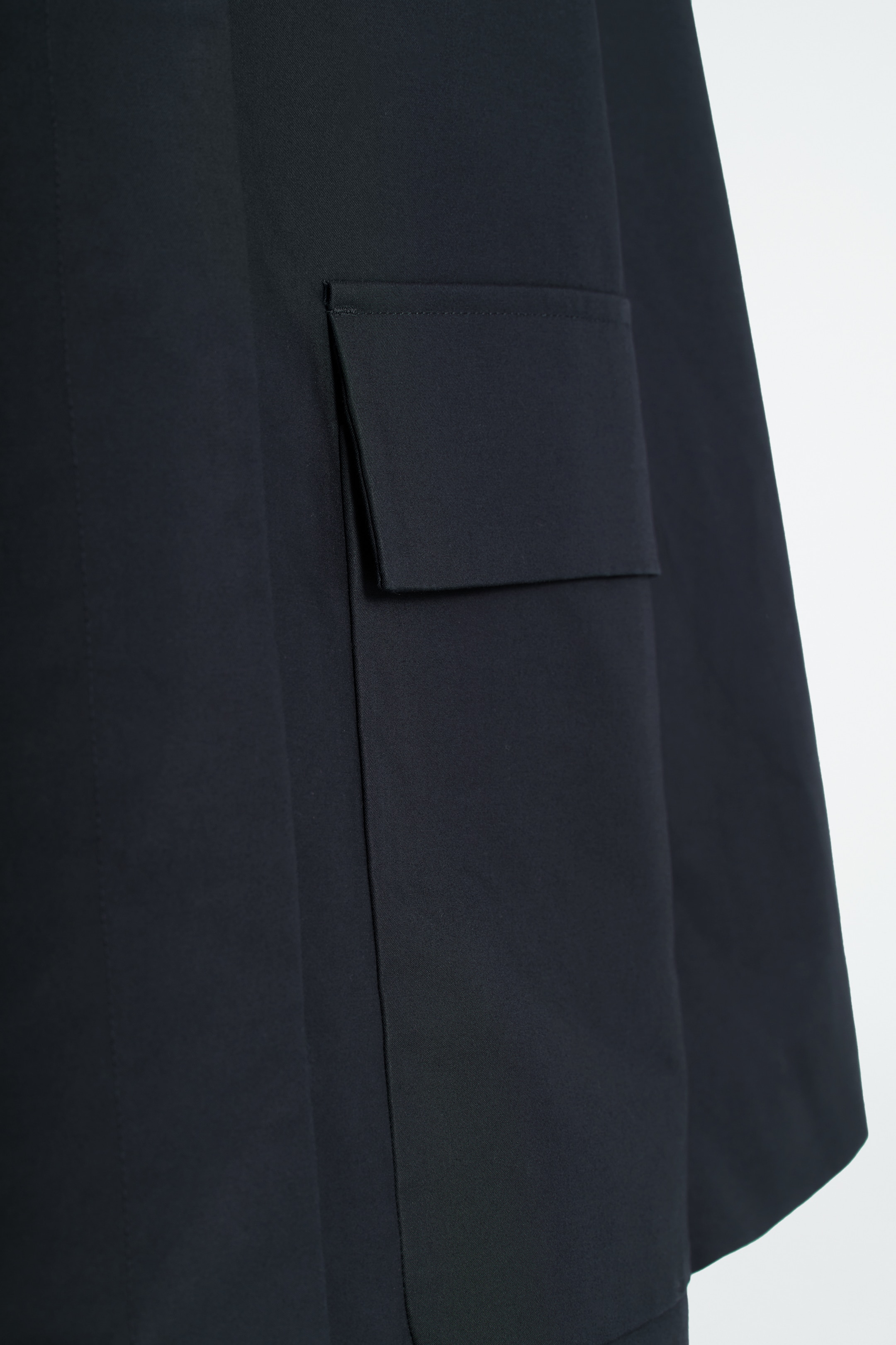 Agrandir l'image: CABAN À COL EN COTON - BLEU MARINE - FEMME | H&M FR 7