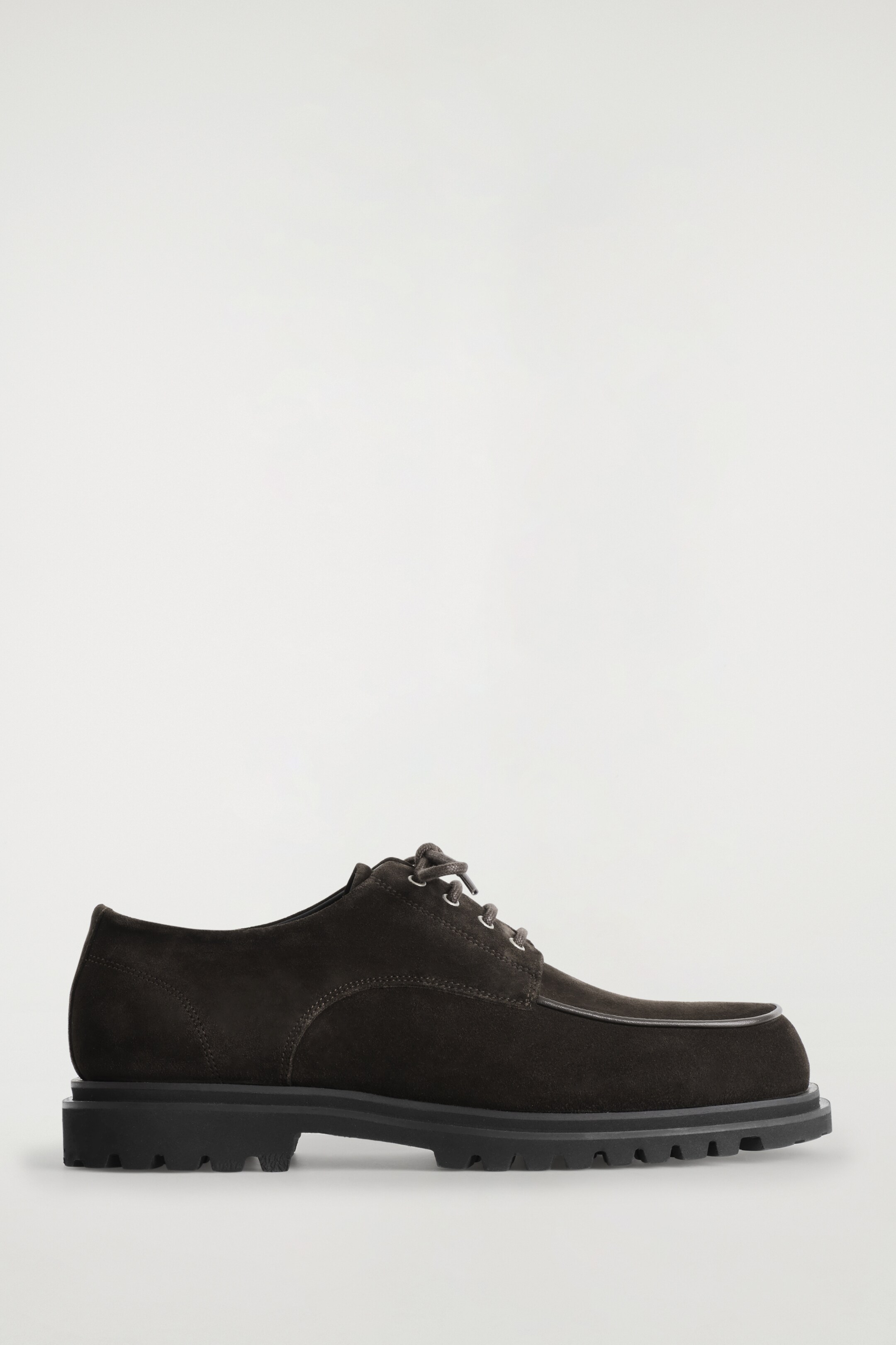 Ingrandisci l'immagine: CHUNKY SUEDE DERBY SHOES - DARK BROWN - UOMO | H&M CH 4