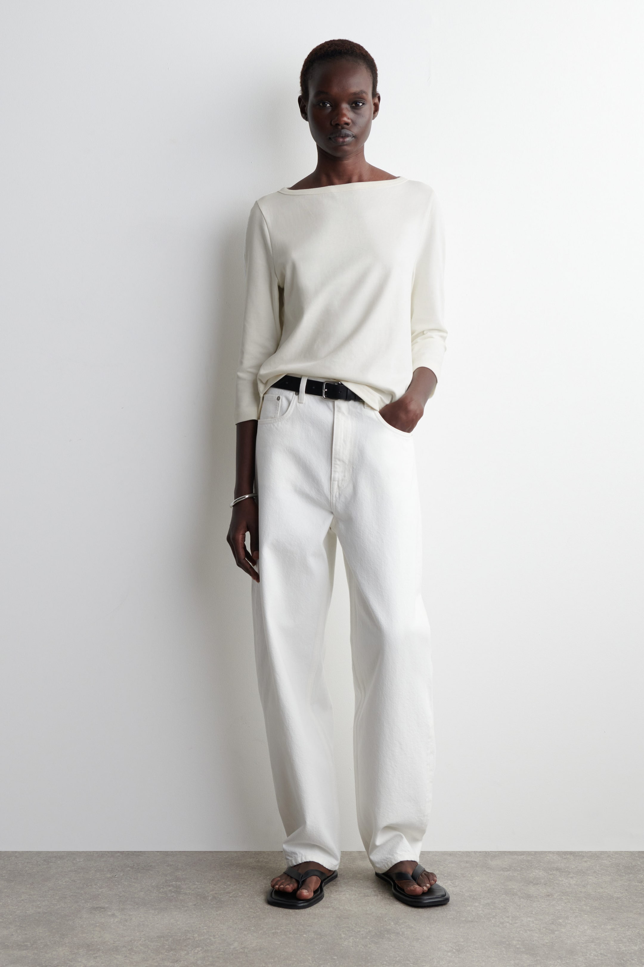 3/4 SLEEVE COTTON TOP