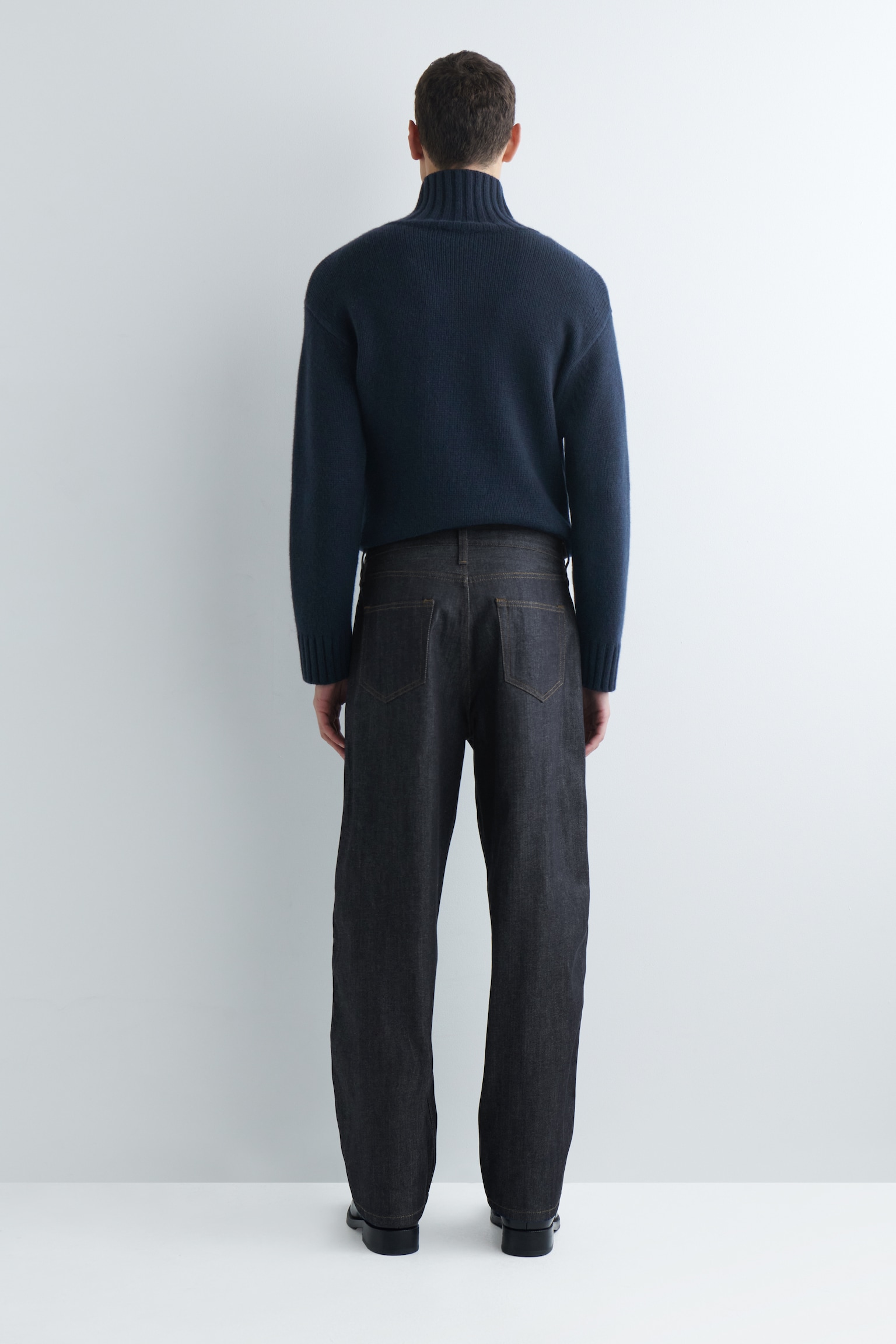 ג'ינס ריידר רו סלבאג' עם רגל ישרה - אינדיגו גולמי - 4