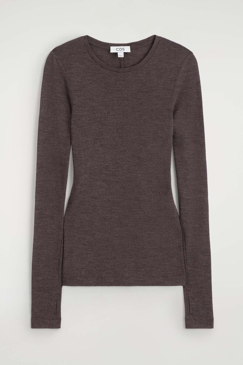 Slim Merino Wool Top