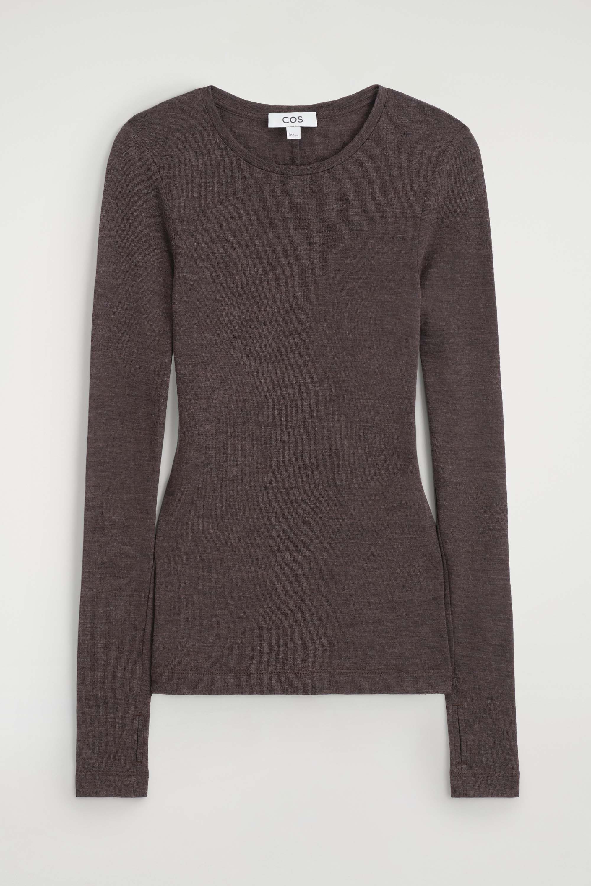 SLIM MERINO WOOL TOP thumbnail 7