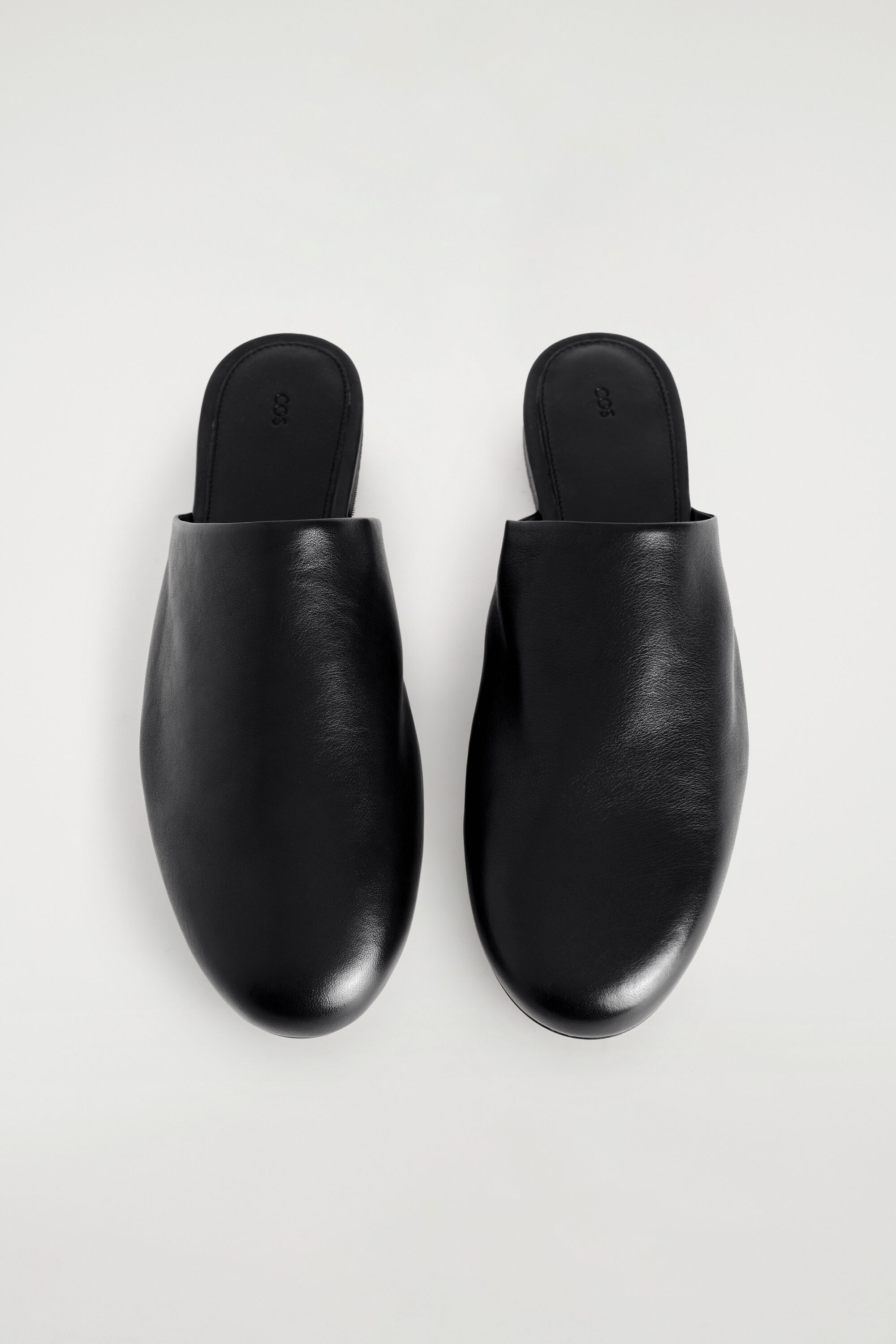 Leather Mules - Black